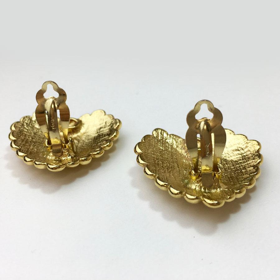 vintage heart earrings