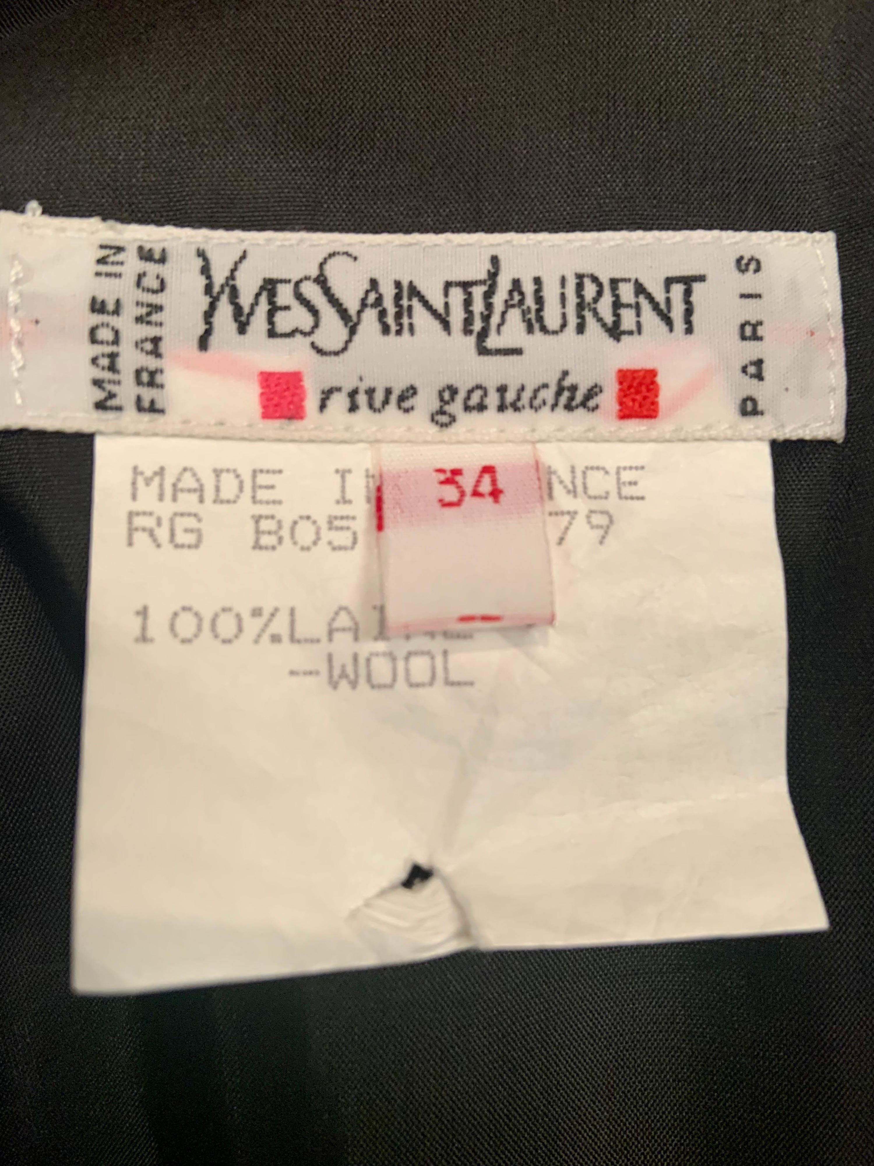 Yves Saint Laurent Vintage Le Smoking Tuxedo Suit  Never Worn YSL For Sale 3