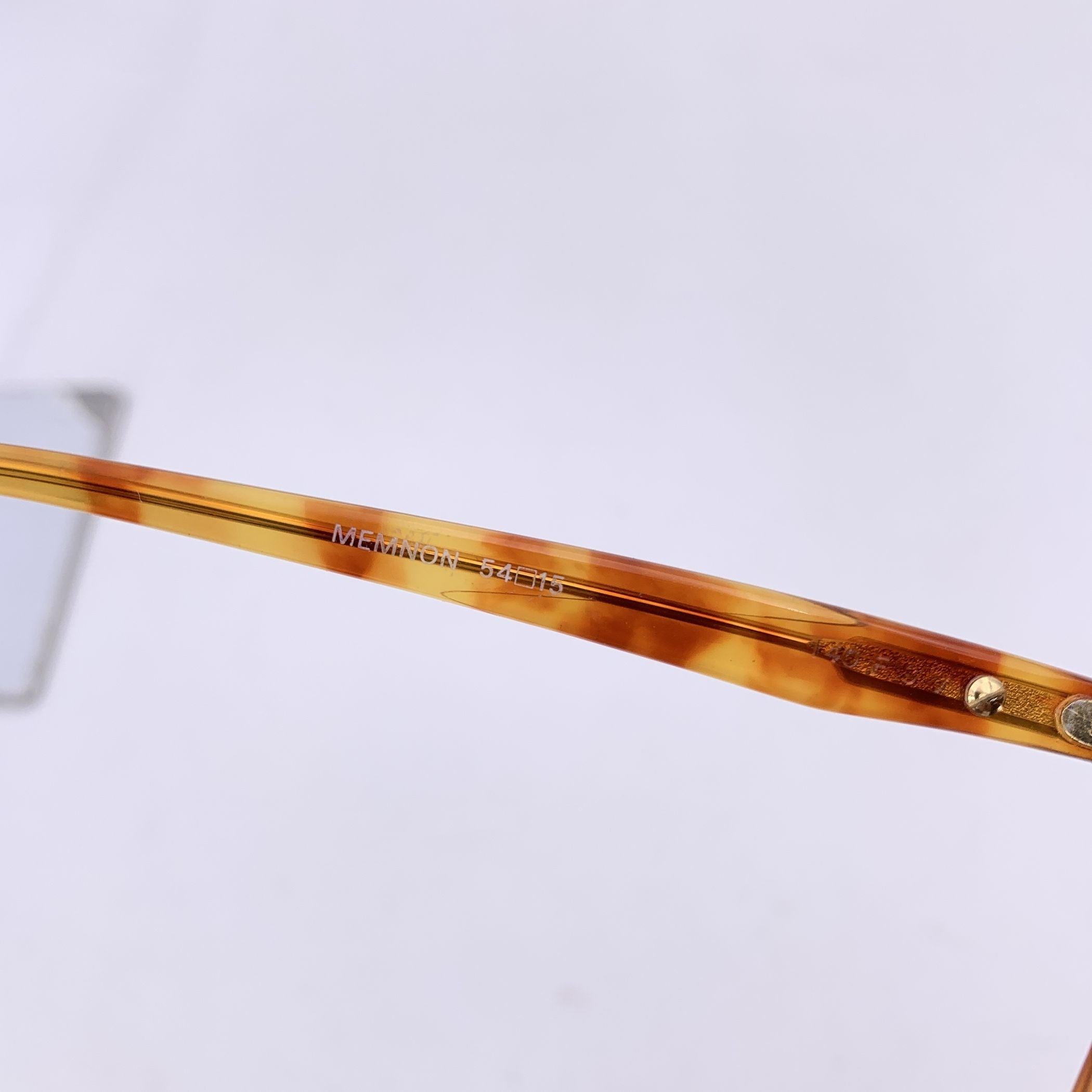 Yves Saint Laurent Vintage Hellbraune Havanna-Sonnenbrille MEMNON 54/15 (Braun) im Angebot