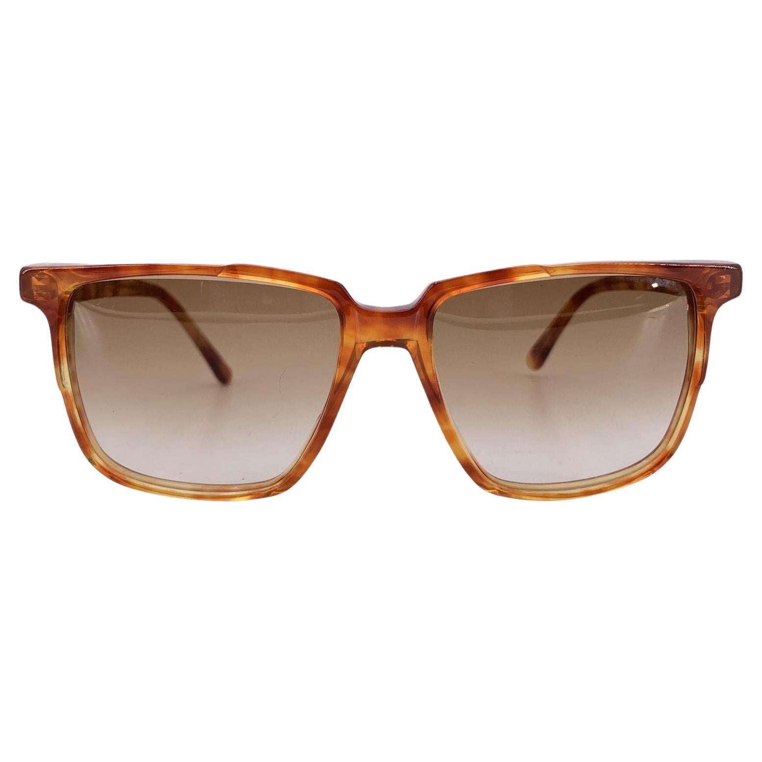 Yves Saint Laurent Vintage Hellbraune Havanna-Sonnenbrille MEMNON 54/15 im Angebot