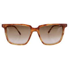 Yves Saint Laurent Vintage Hellbraune Havanna-Sonnenbrille MEMNON 54/15