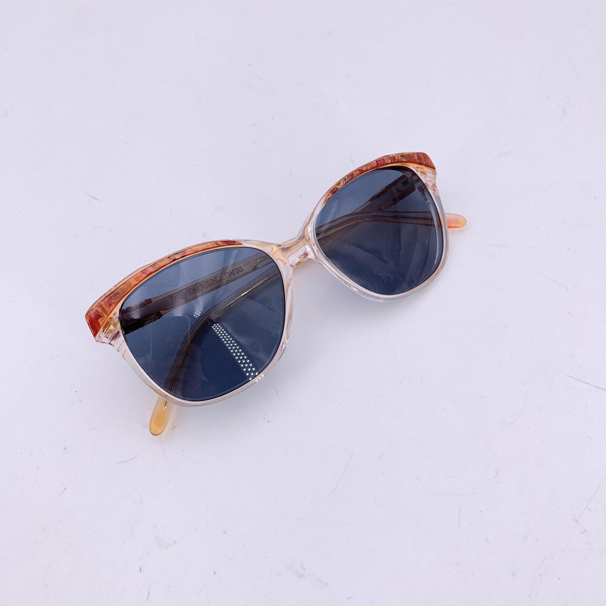 Yves Saint Laurent Vintage Hellbraune Sonnenbrille SOPHOCLE 54/14 im Angebot 1