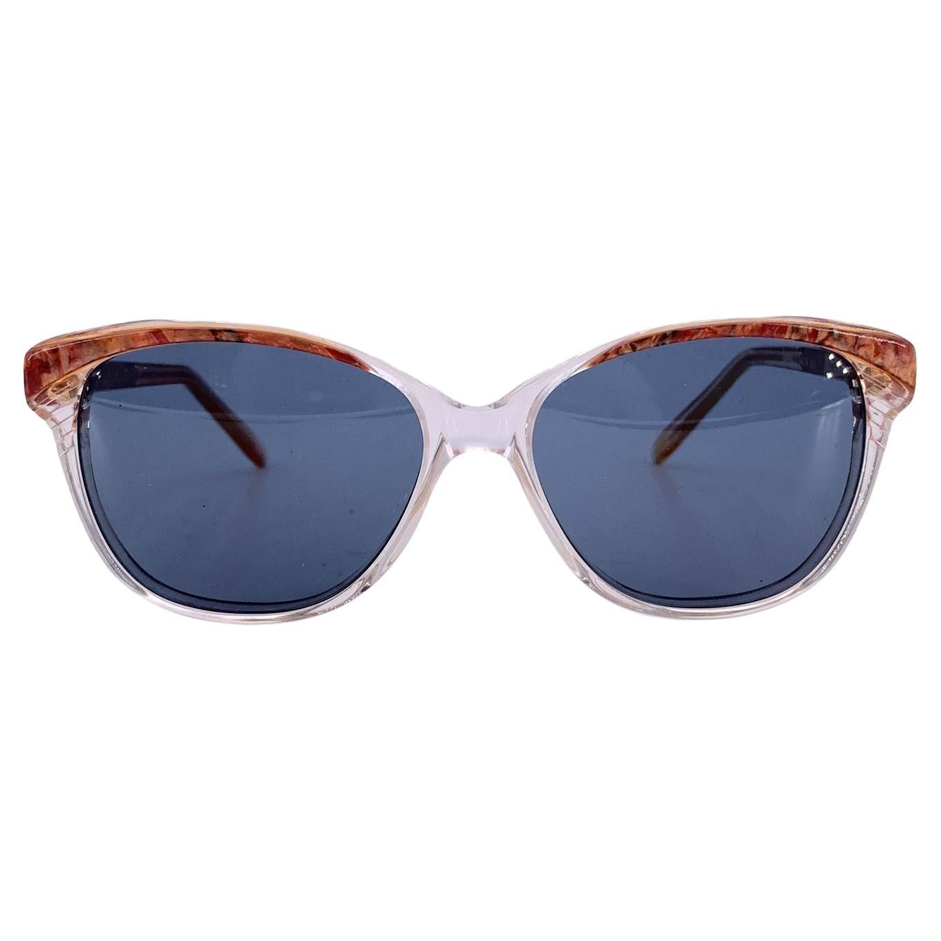 Yves Saint Laurent Vintage Hellbraune Sonnenbrille SOPHOCLE 54/14 im Angebot