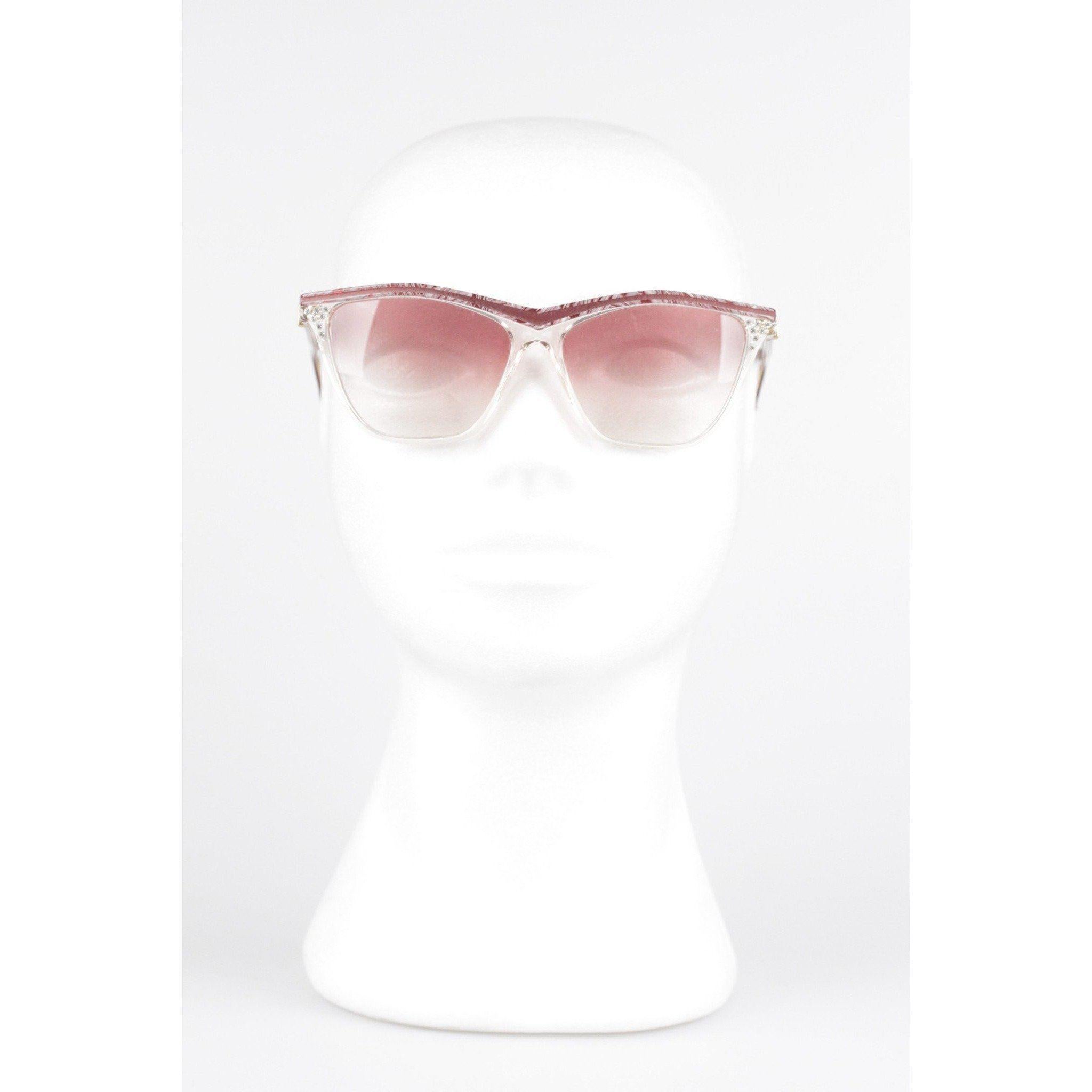 YVES SAINT LAURENT Vintage MINT Sunglasses HYRTHIOS 58mm w/Rhinestones 6
