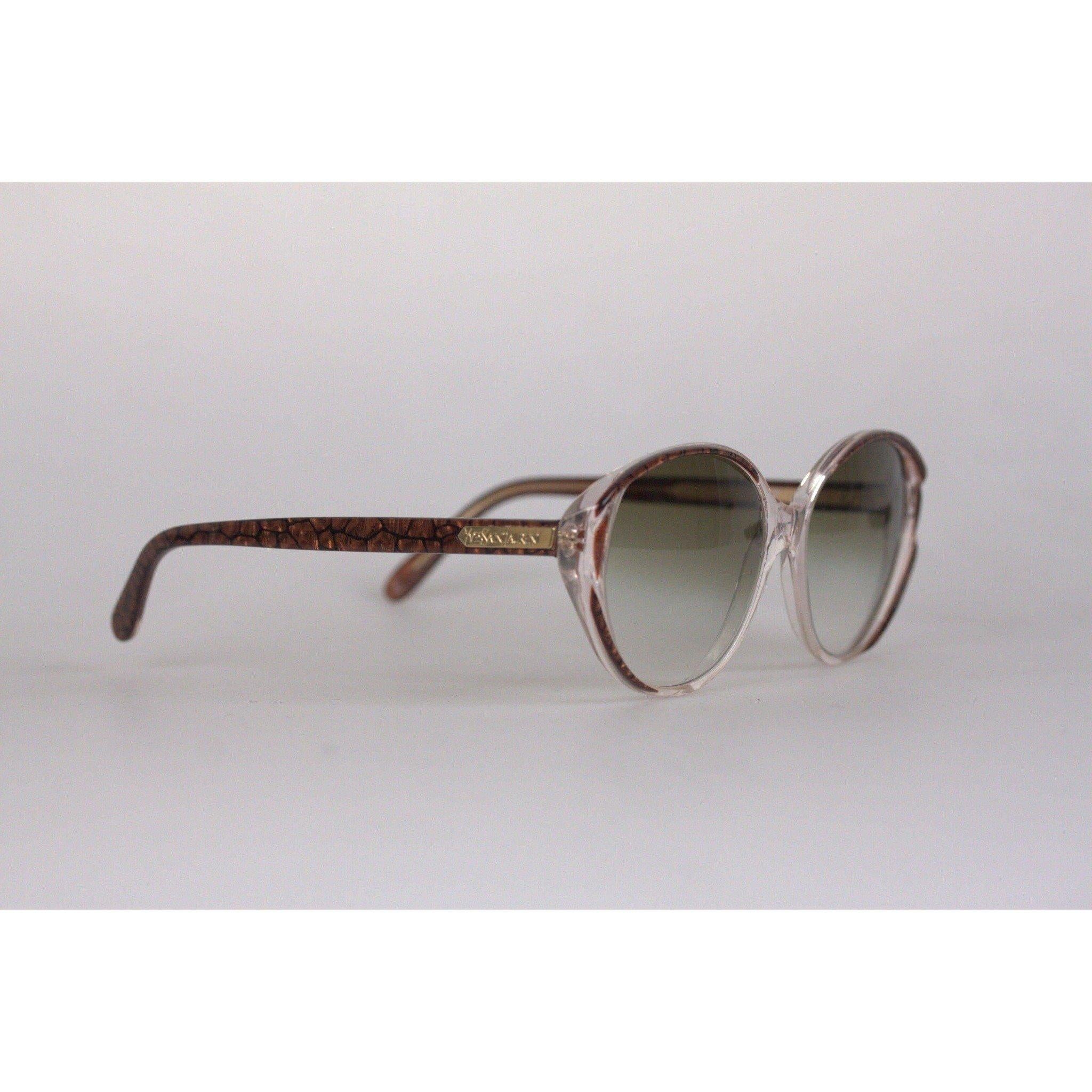 Gray Yves Saint Laurent Vintage Mod. Iris Sunglasses 52/14 125 New Old Stock