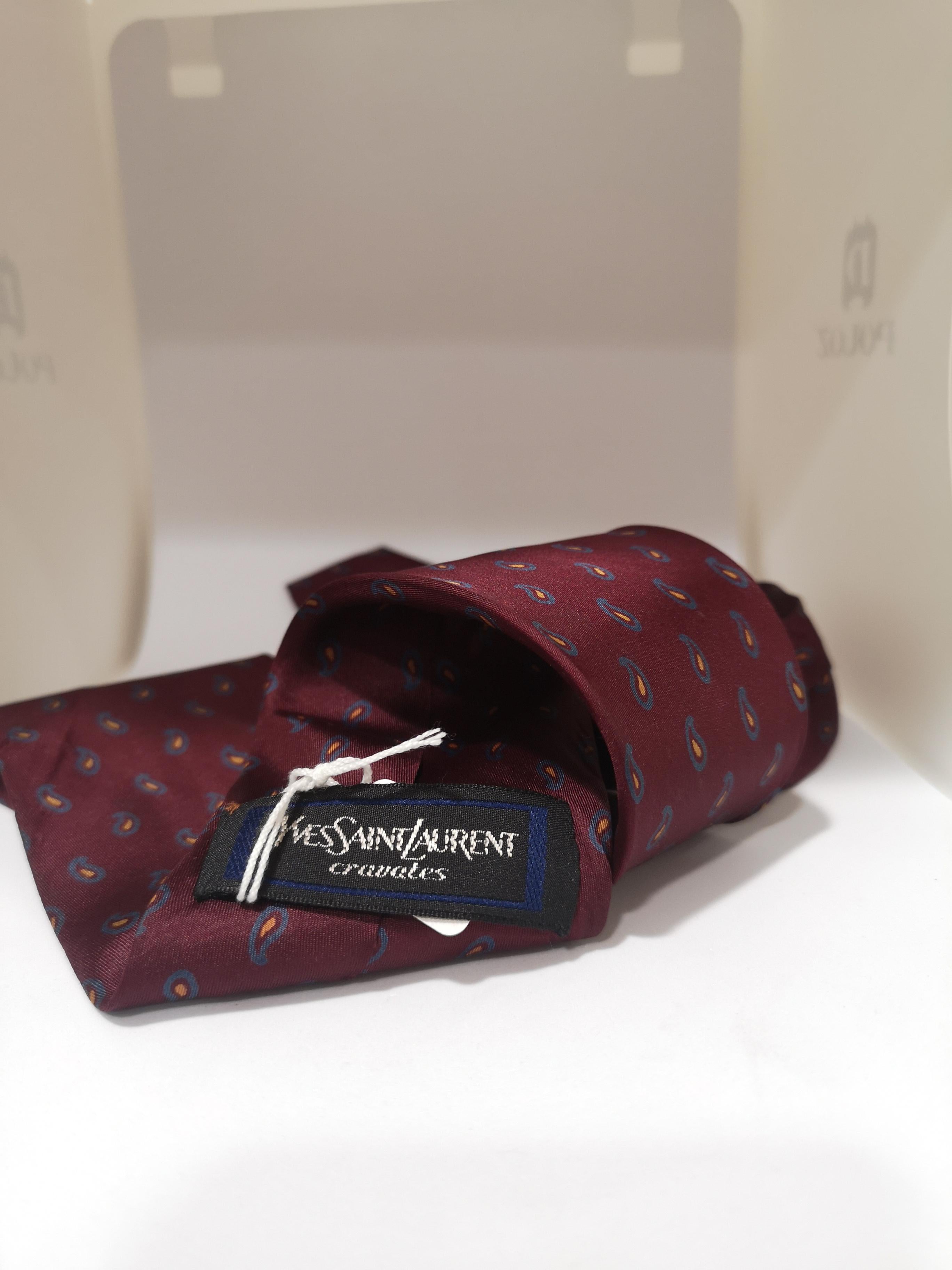 Men's Yves Saint Laurent Vintage multicoloured tie