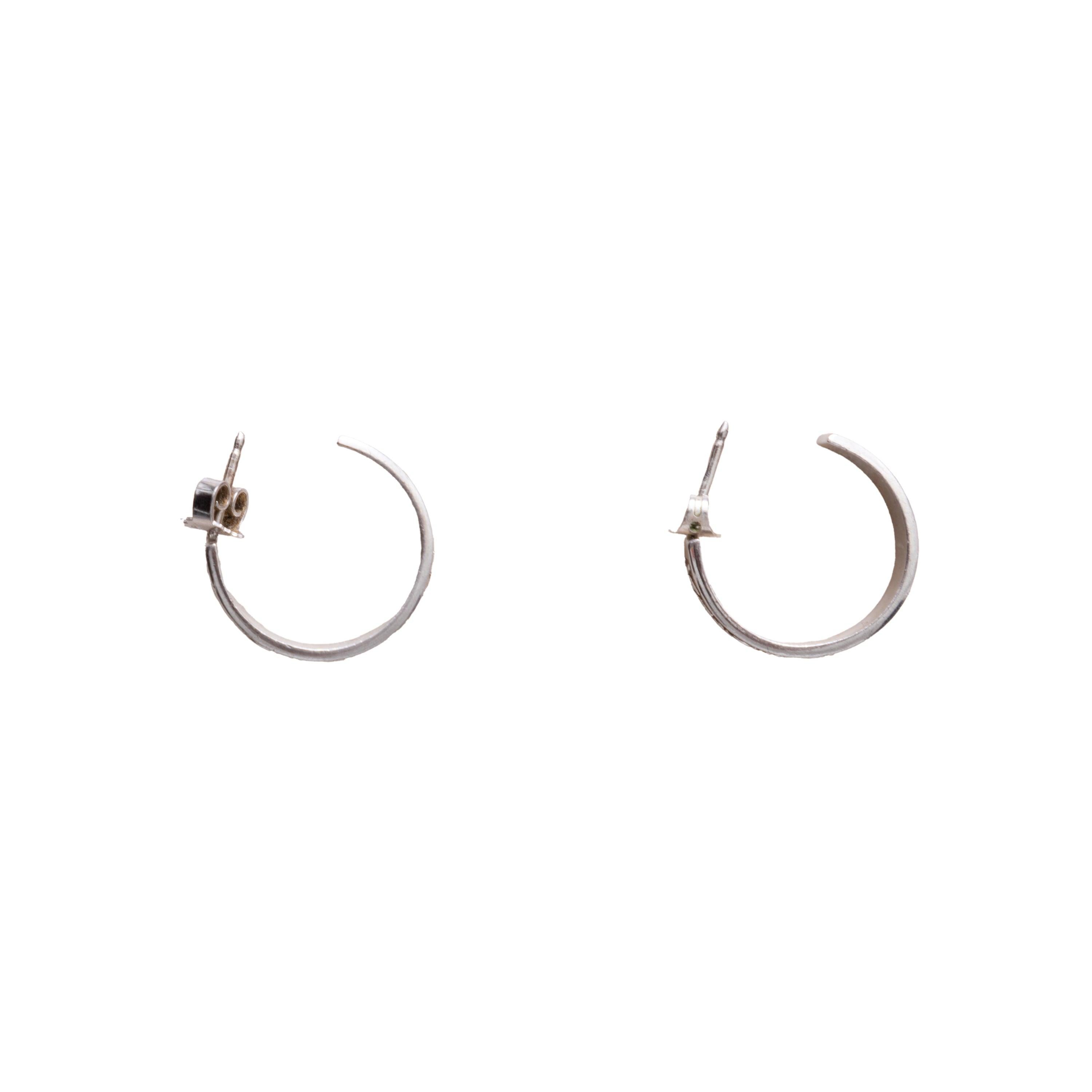 Yves Saint Laurent Vintage Namesake Hoop Earrings - '90s For Sale 2