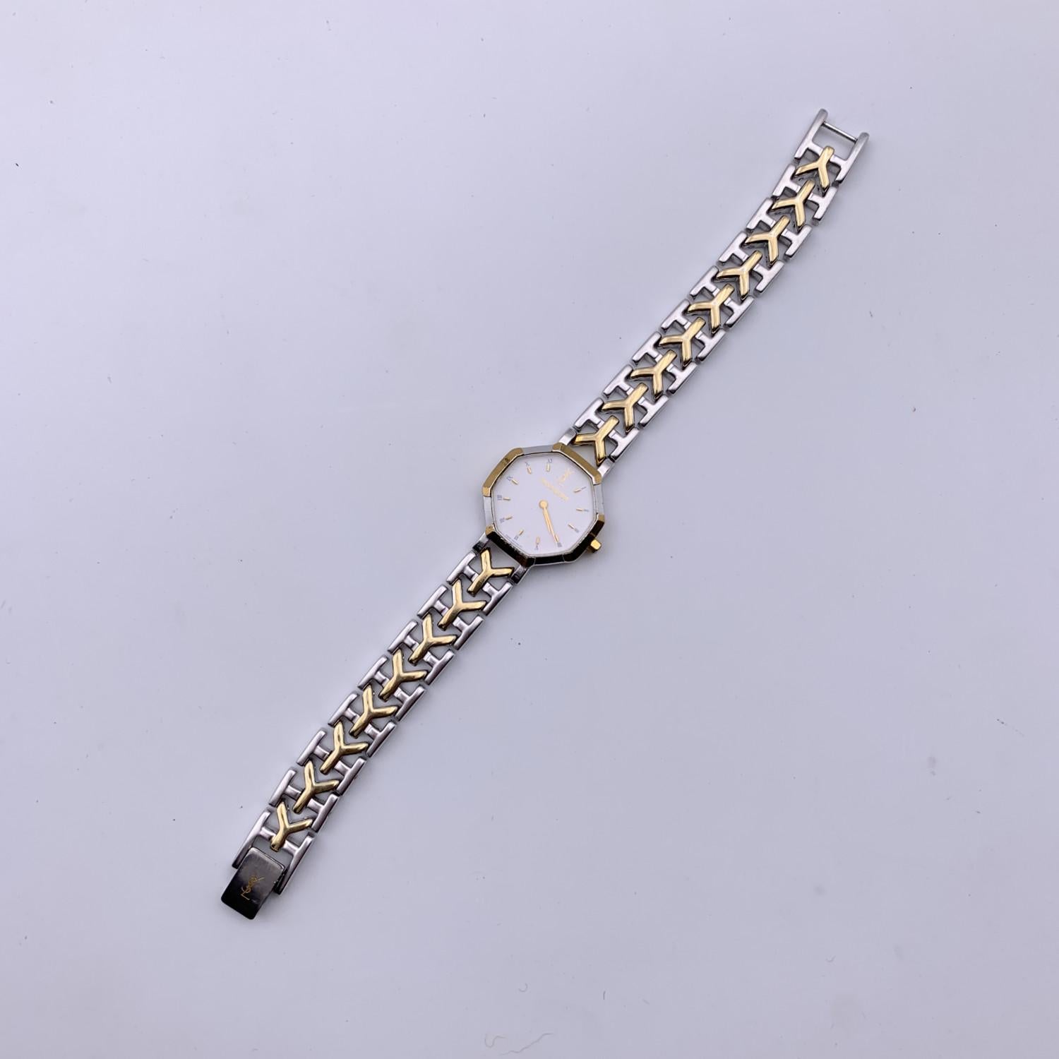Yves Saint Laurent Vintage Octagon Watch 2200 226313 YO 1