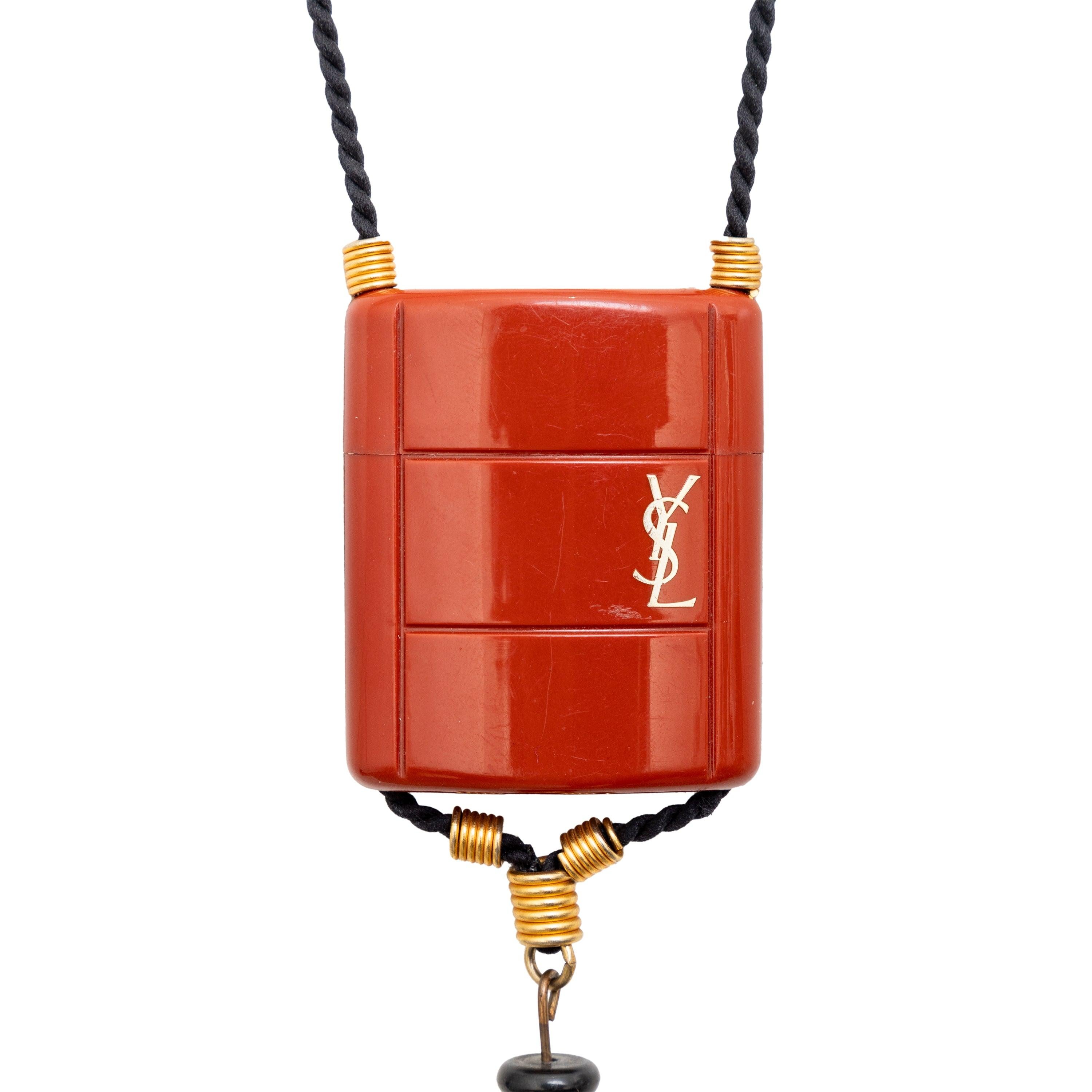 Women's Yves Saint Laurent Vintage Opium Perfume Tassle Necklace - '80s