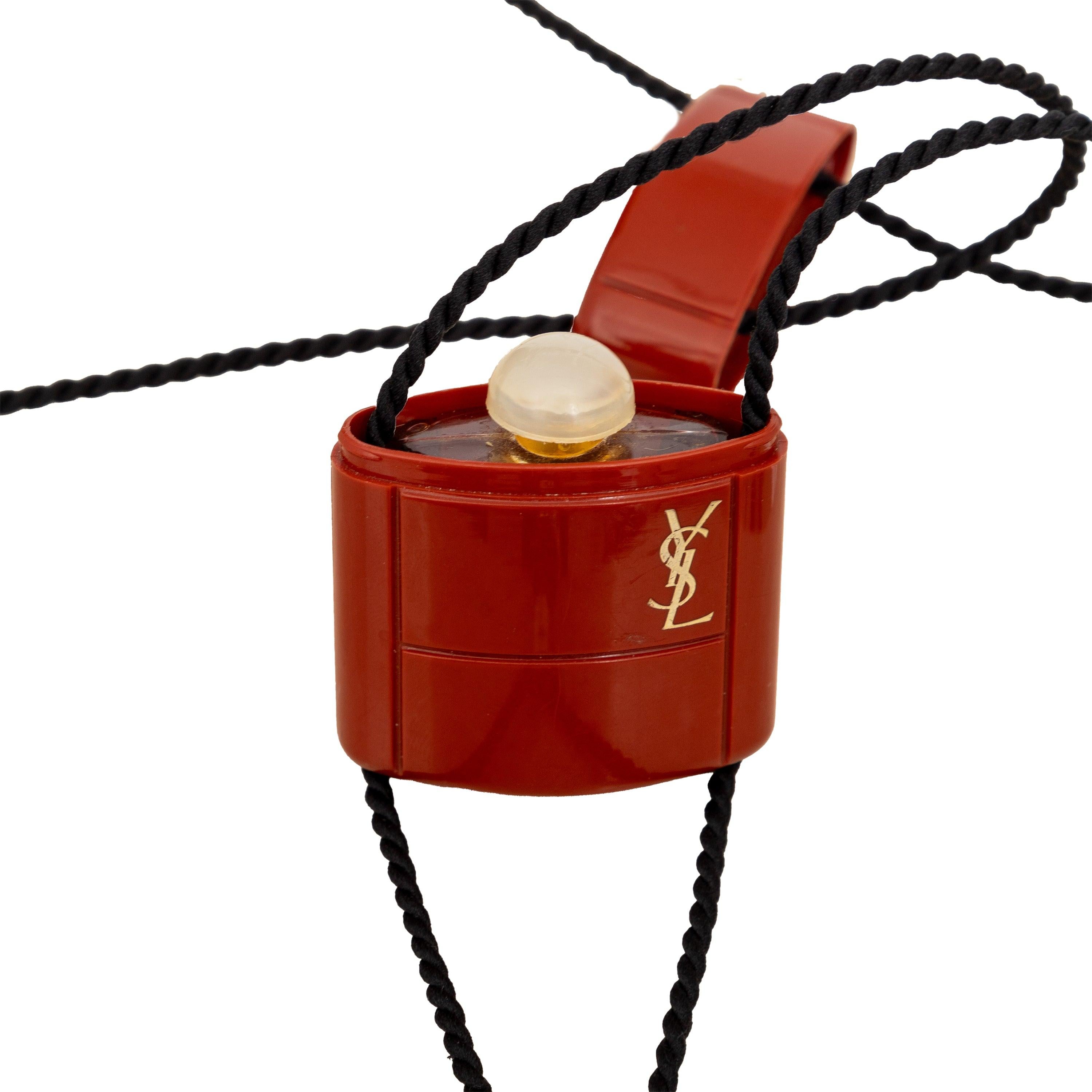 Yves Saint Laurent Vintage Opium Perfume Tassle Necklace - '80s 3
