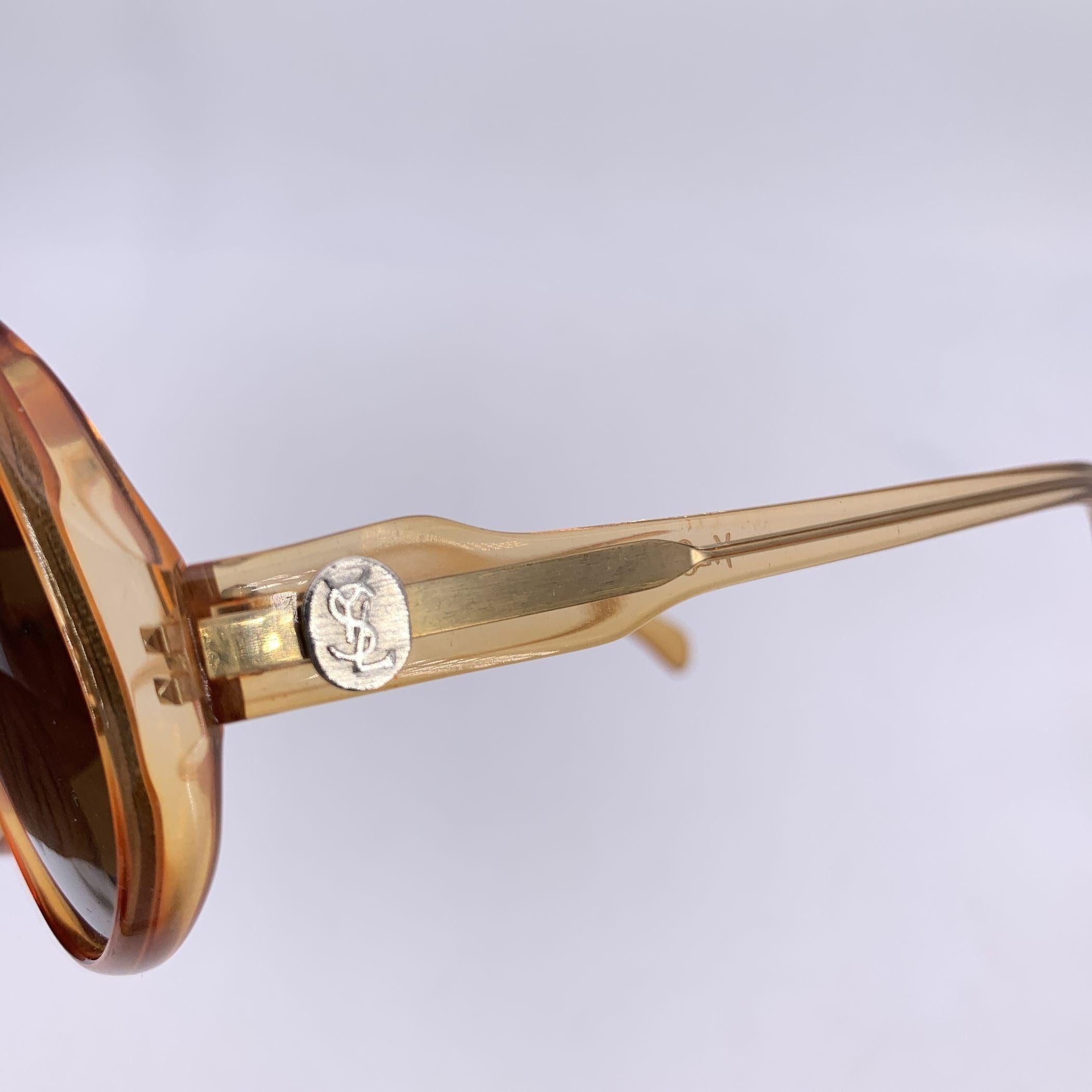 Yves Saint Laurent Vintage Orange Sunglasses DELIAS 50/18 135 mm For Sale 1
