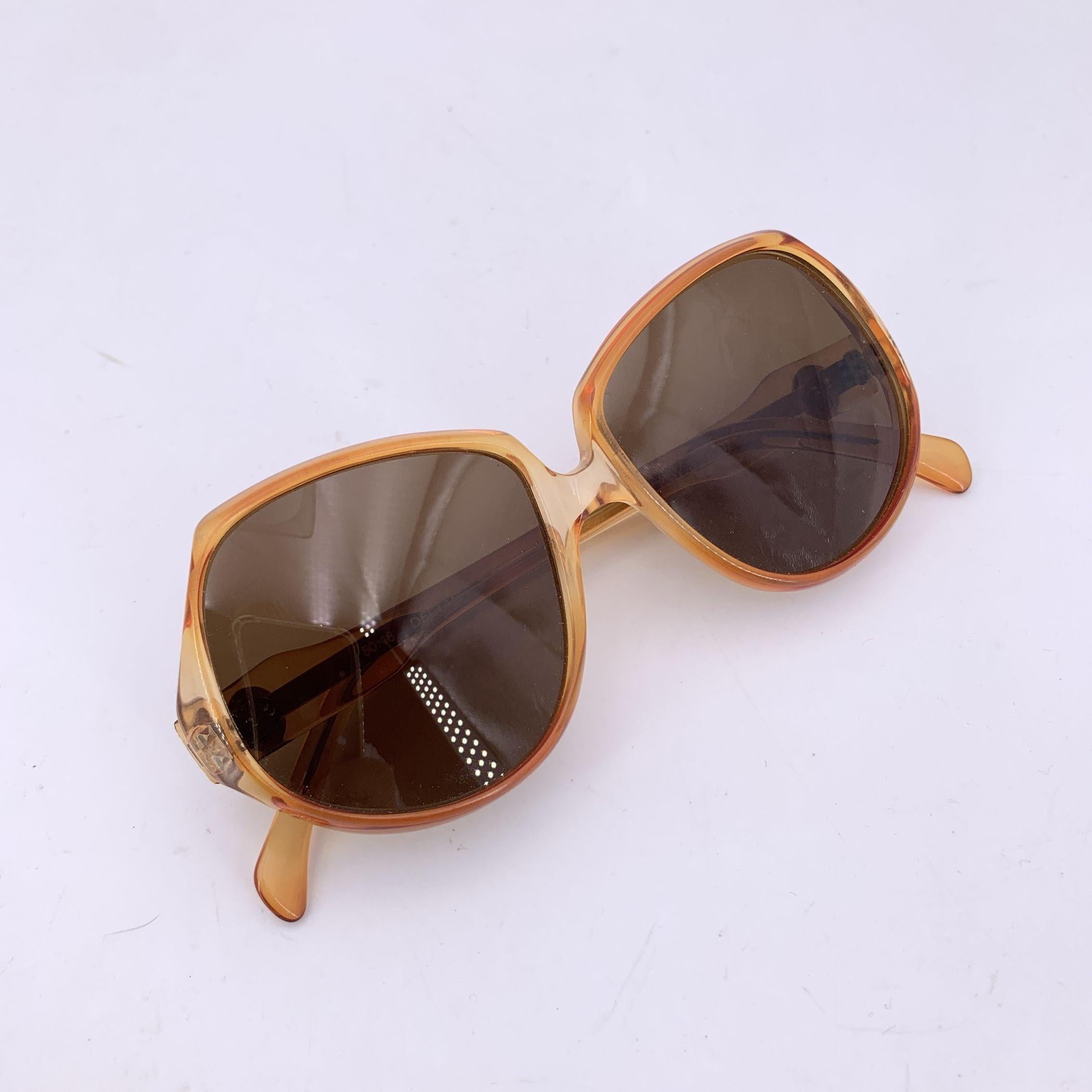 Yves Saint Laurent Vintage Orange Sunglasses DELIAS 50/18 135 mm For Sale 2