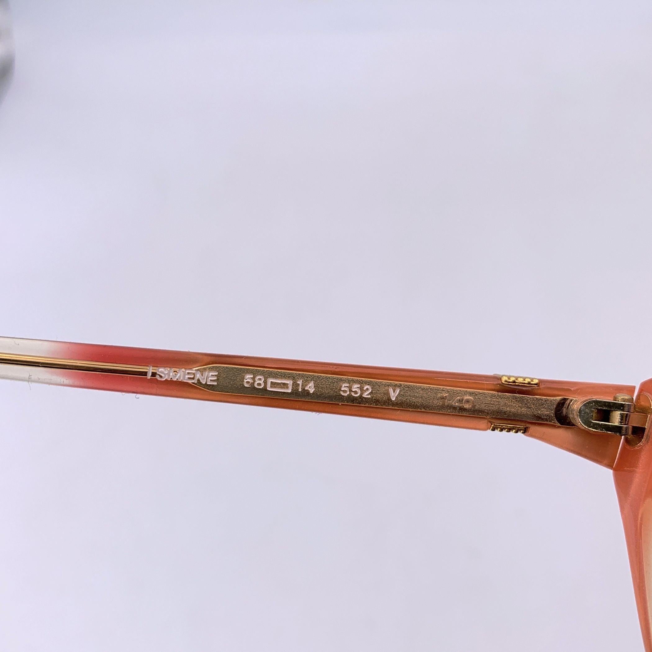 Women's Yves Saint Laurent Vintage Pink Lenses Sunglasses ISMENE 58/14 140mm For Sale