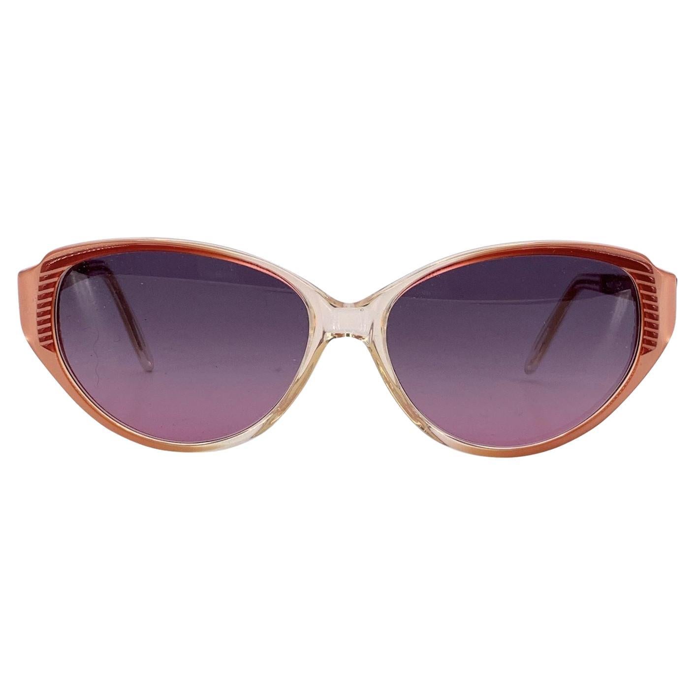 Yves Saint Laurent Gafas de sol con cristales rosa vintage ISMENE 58/14 140mm