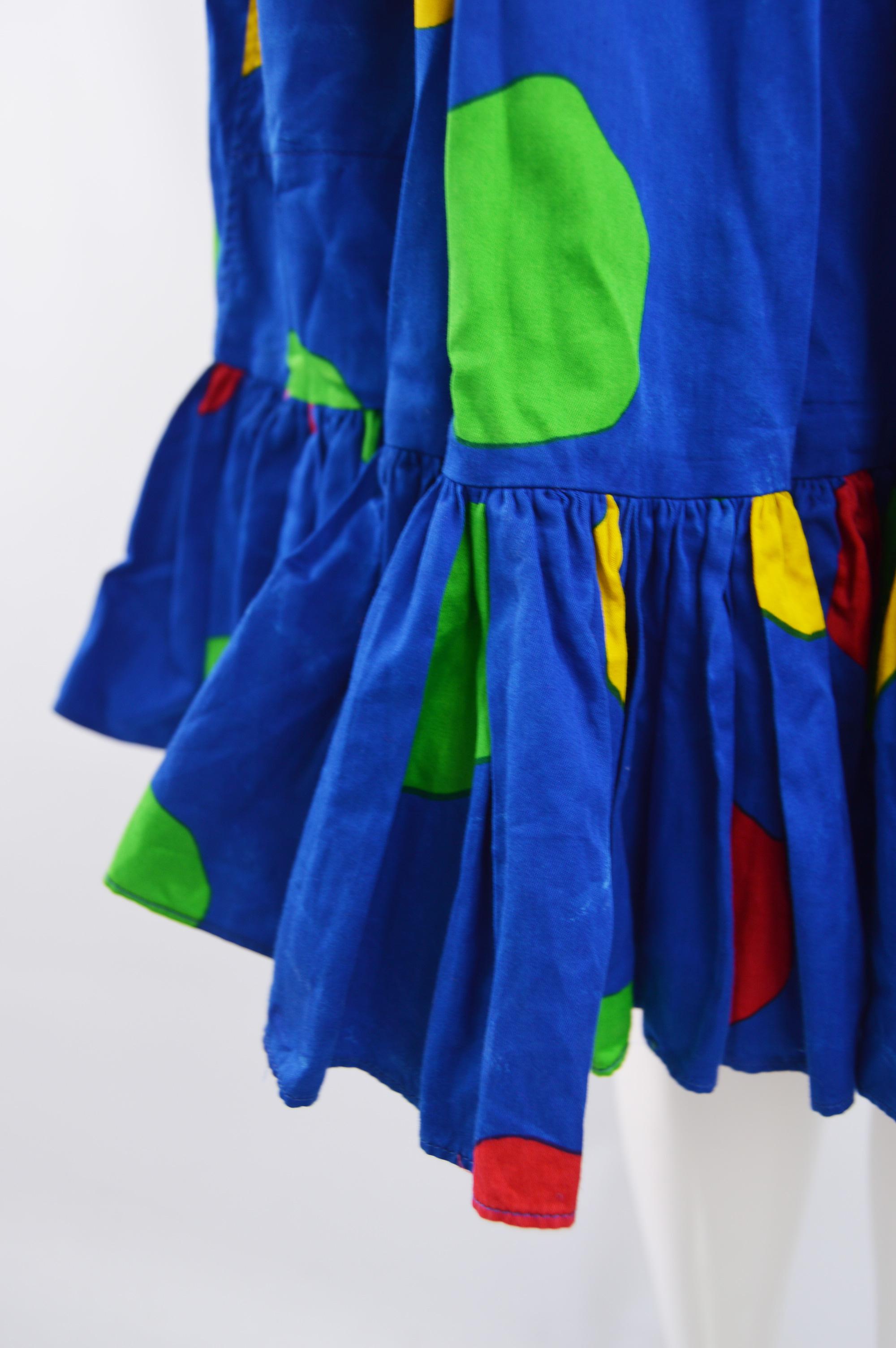 Women's Yves Saint Laurent Vintage Polka Dot Skirt For Sale
