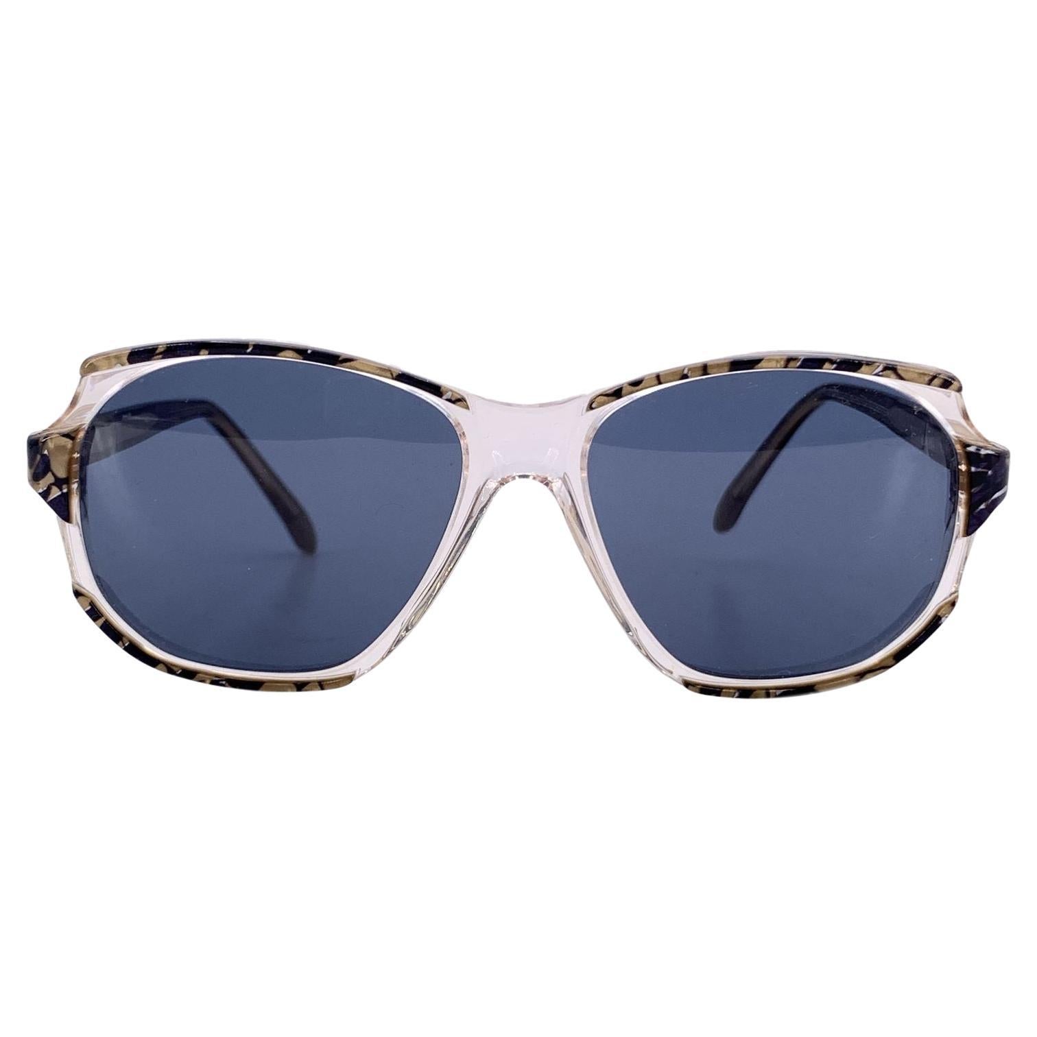 Yves Saint Laurent Vintage Purple and Gold Sunglasses NAXOS 54/15 in vendita