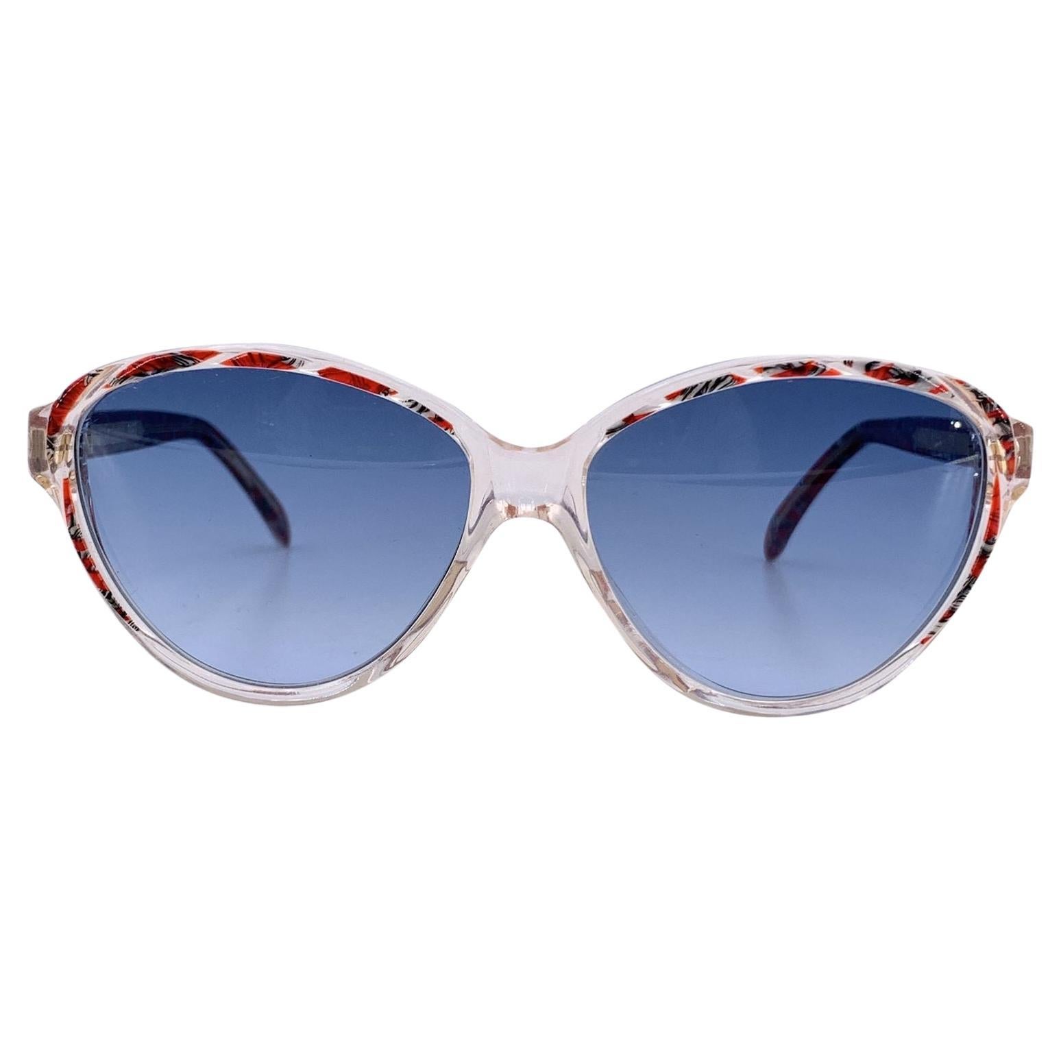 Yves Saint Laurent Gafas de sol Vintage Rojo Gris ARION 52/14 140mm en venta