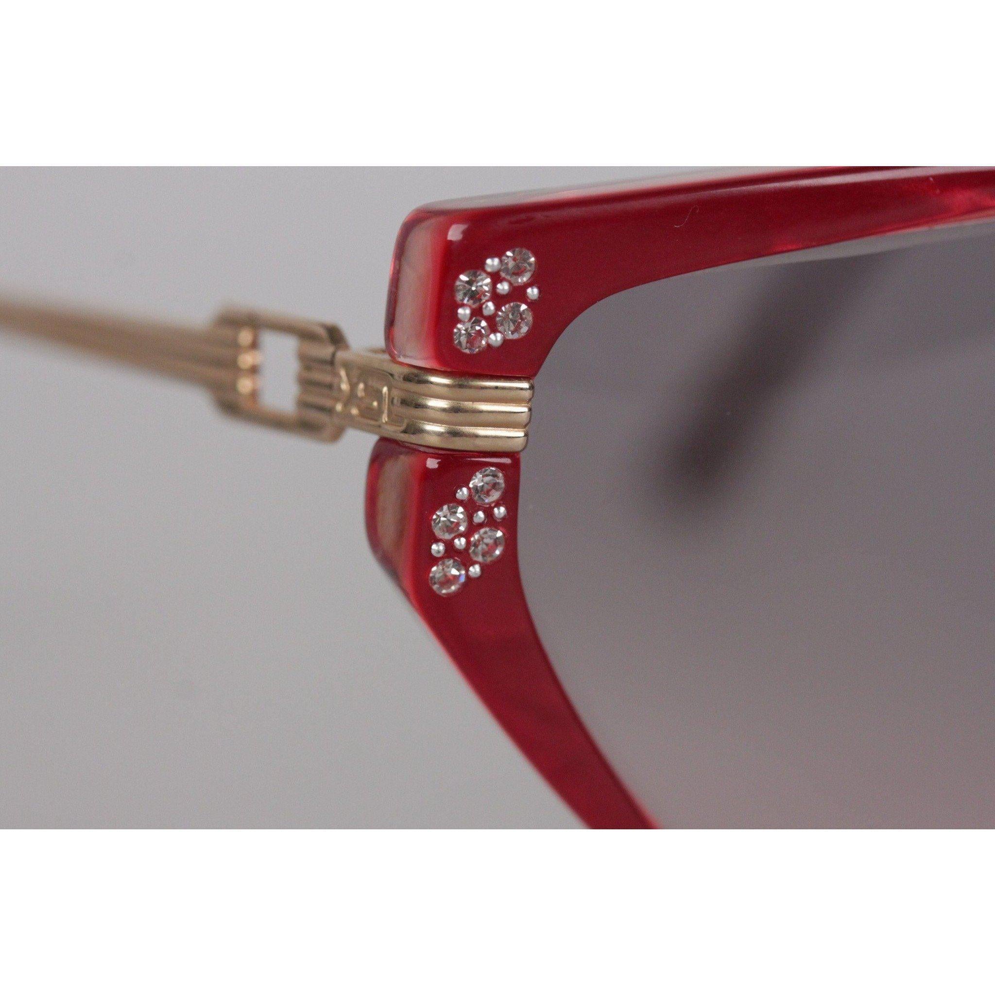 Yves Saint Laurent Vintage Red Sunglasses Euterpe 60mm 4