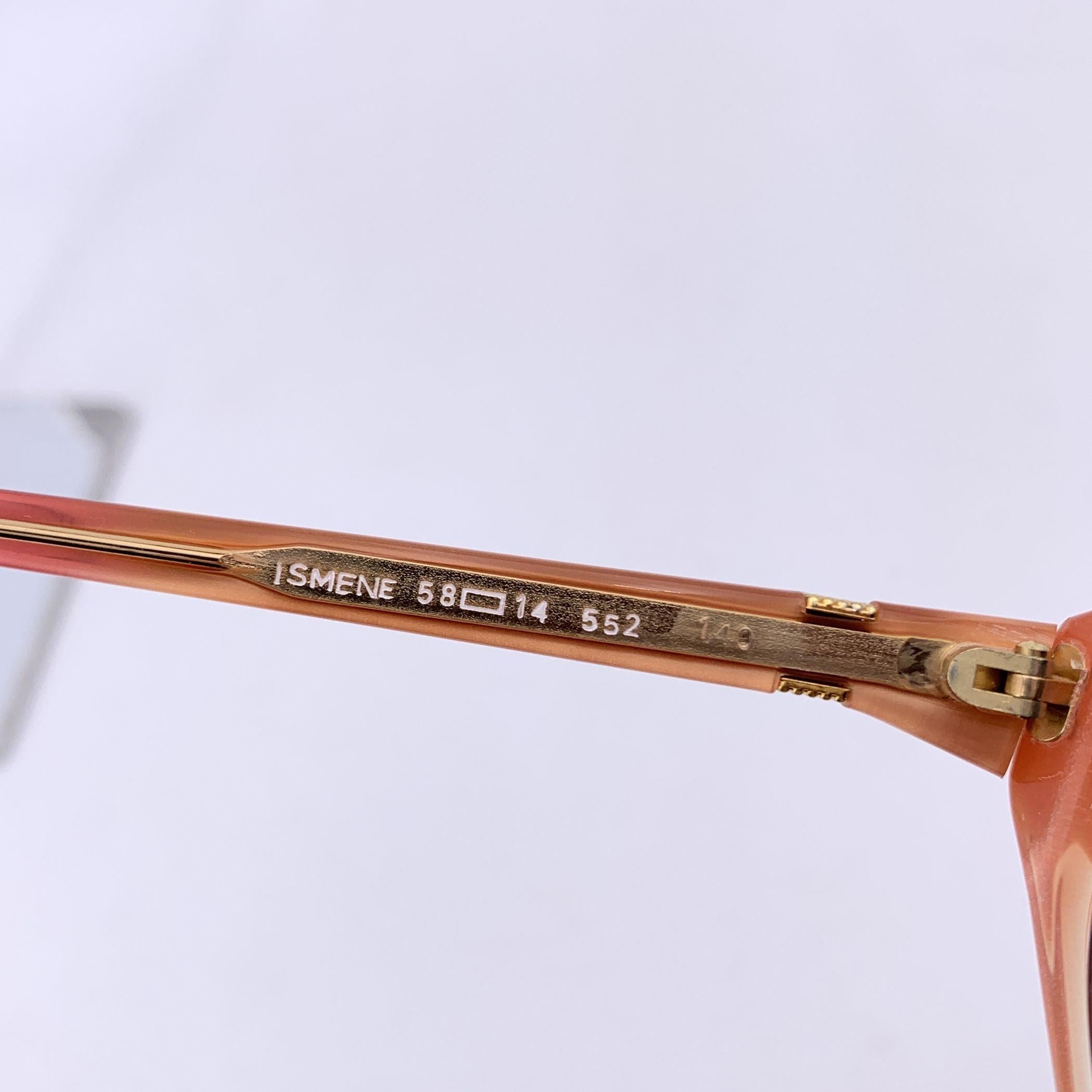 Donna Occhiali da sole Yves Saint Laurent Vintage Red ISMENE 58/14 140mm in vendita