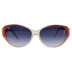 Yves Saint Laurent Vintage Rote Sonnenbrille ISMENE 58/14 140mm