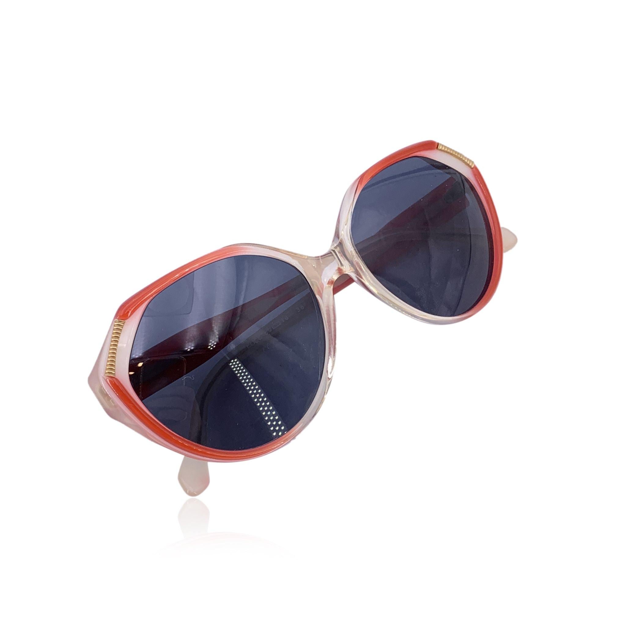 Viola Occhiali da sole Yves Saint Laurent Vintage Red White Eole 56/16 140mm in vendita