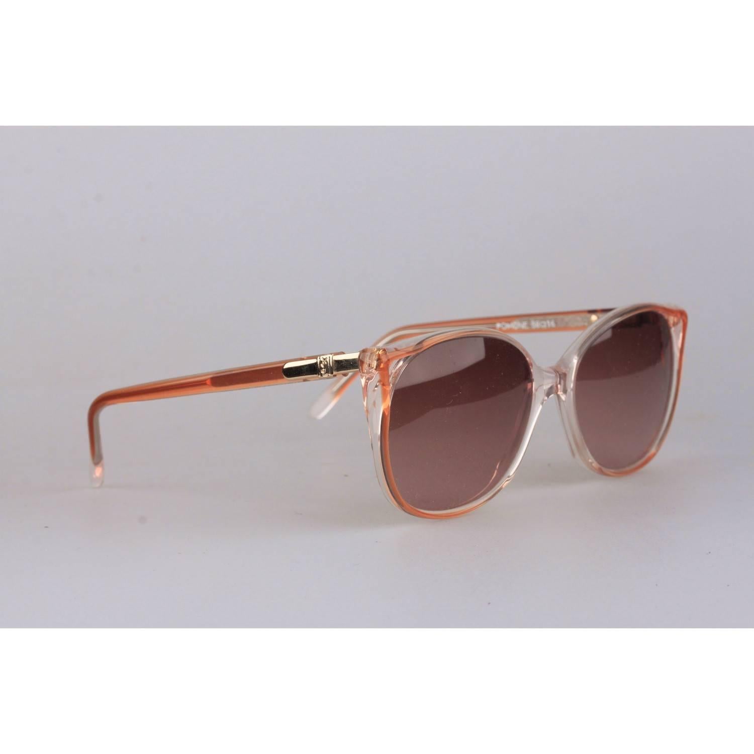 Yves Saint Laurent Vintage Pomone 58-16mm Round Women's Sunglasses  In New Condition In Rome, Rome