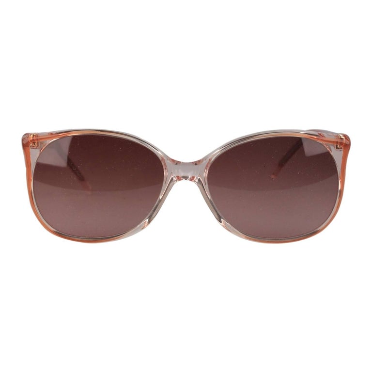 Yves Saint Laurent Vintage Pomone 5816mm Round Women's Sunglasses For