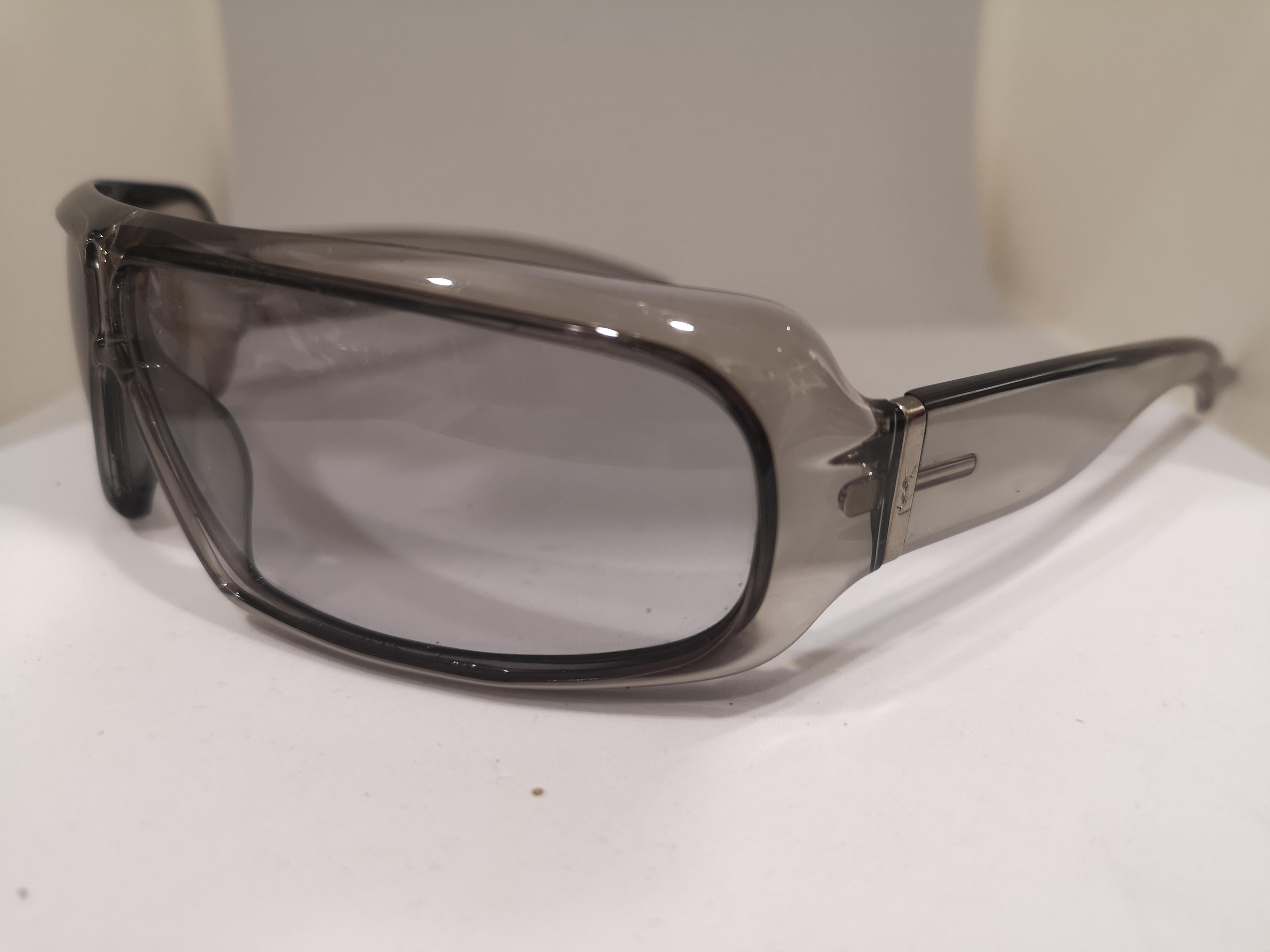 Yves Saint Laurent vintage see through sunglasses 1