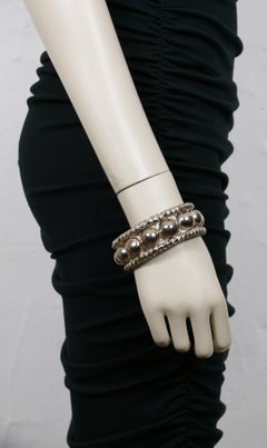 Yves Saint Laurent Bracciale vintage in argento