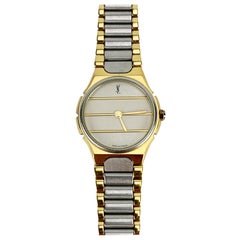 Yves Saint Laurent Vintage Stainless Steel Round Watch 219091