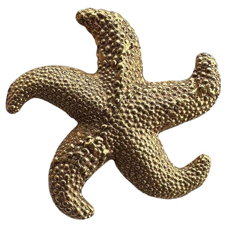 Yves Saint Laurent Broche étoile de mer vintage, années 1980 en vente