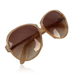 Yves Saint Laurent Vintage Sunglasses Glitter Gaude 58mm Oversized