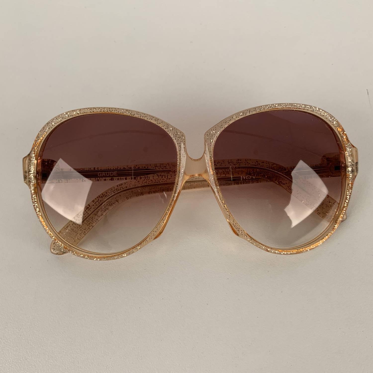 Women's Yves Saint Laurent Vintage Sunglasses Glitter Gaude 58mm Oversized