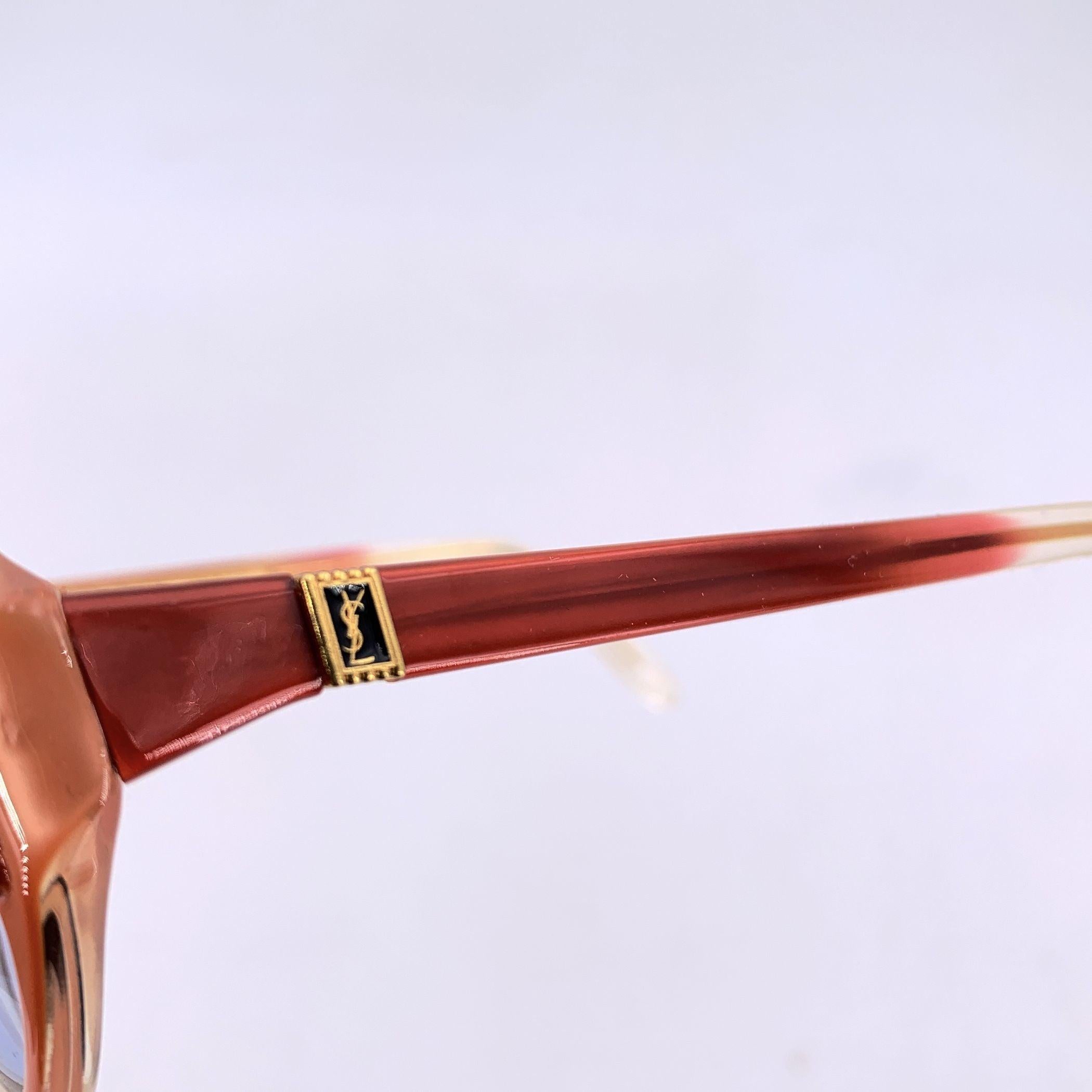 Gris Lunettes de soleil Yves Saint Laurent Vintage ISMENE 58/14 140mm en vente