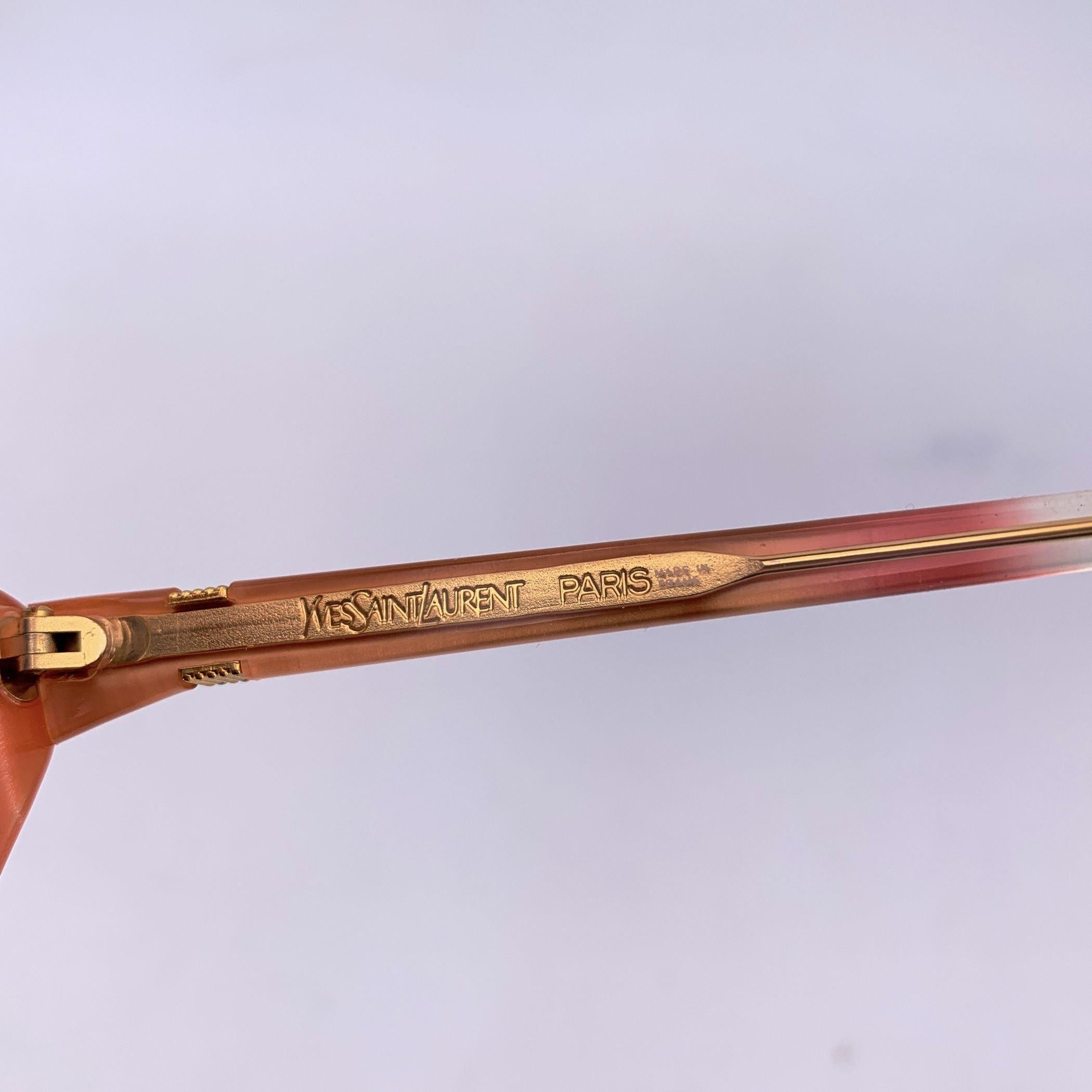 Lunettes de soleil Yves Saint Laurent Vintage ISMENE 58/14 140mm Pour femmes en vente