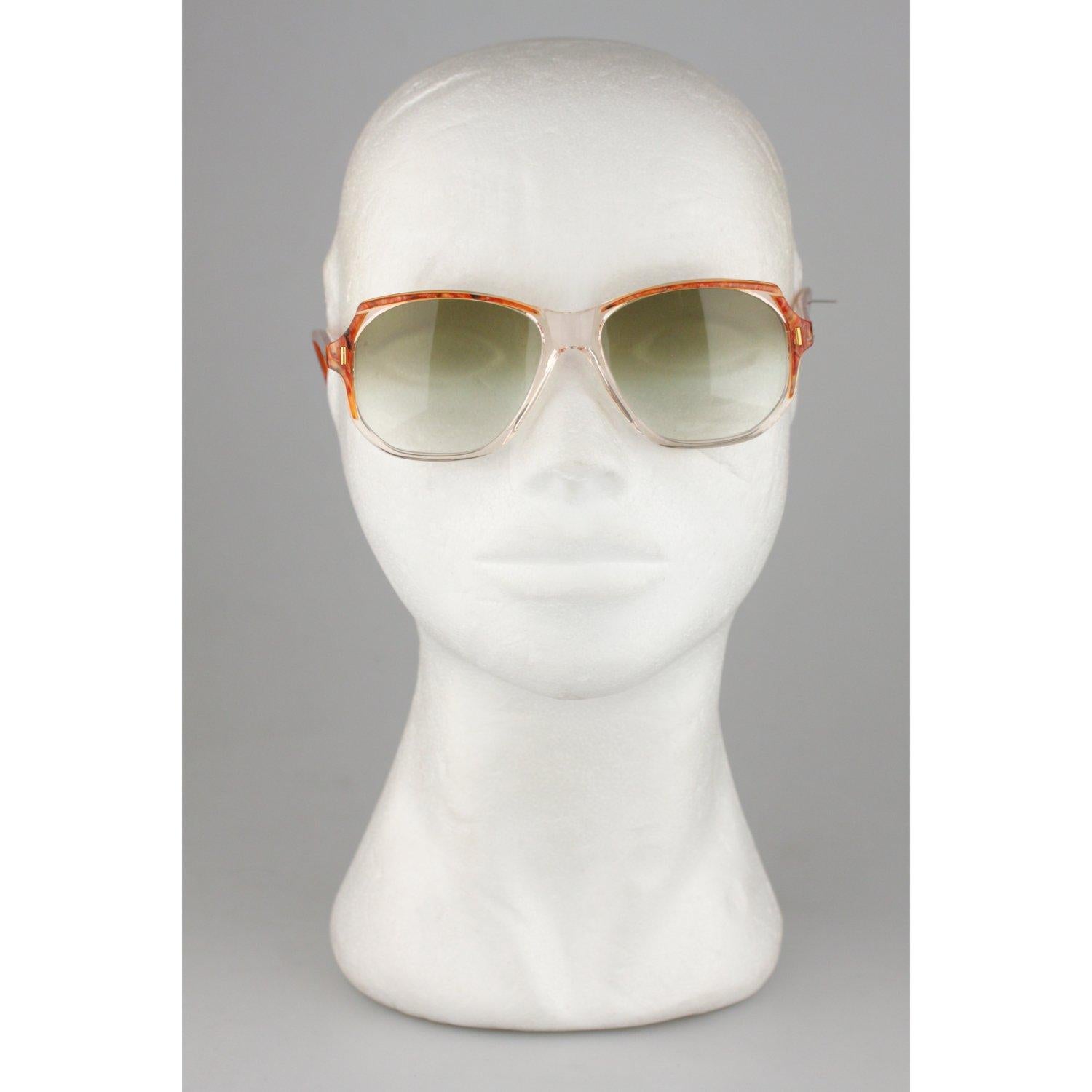 Brown Yves Saint Laurent Vintage Sunglasses mod Salamine 54mm New Old Stock