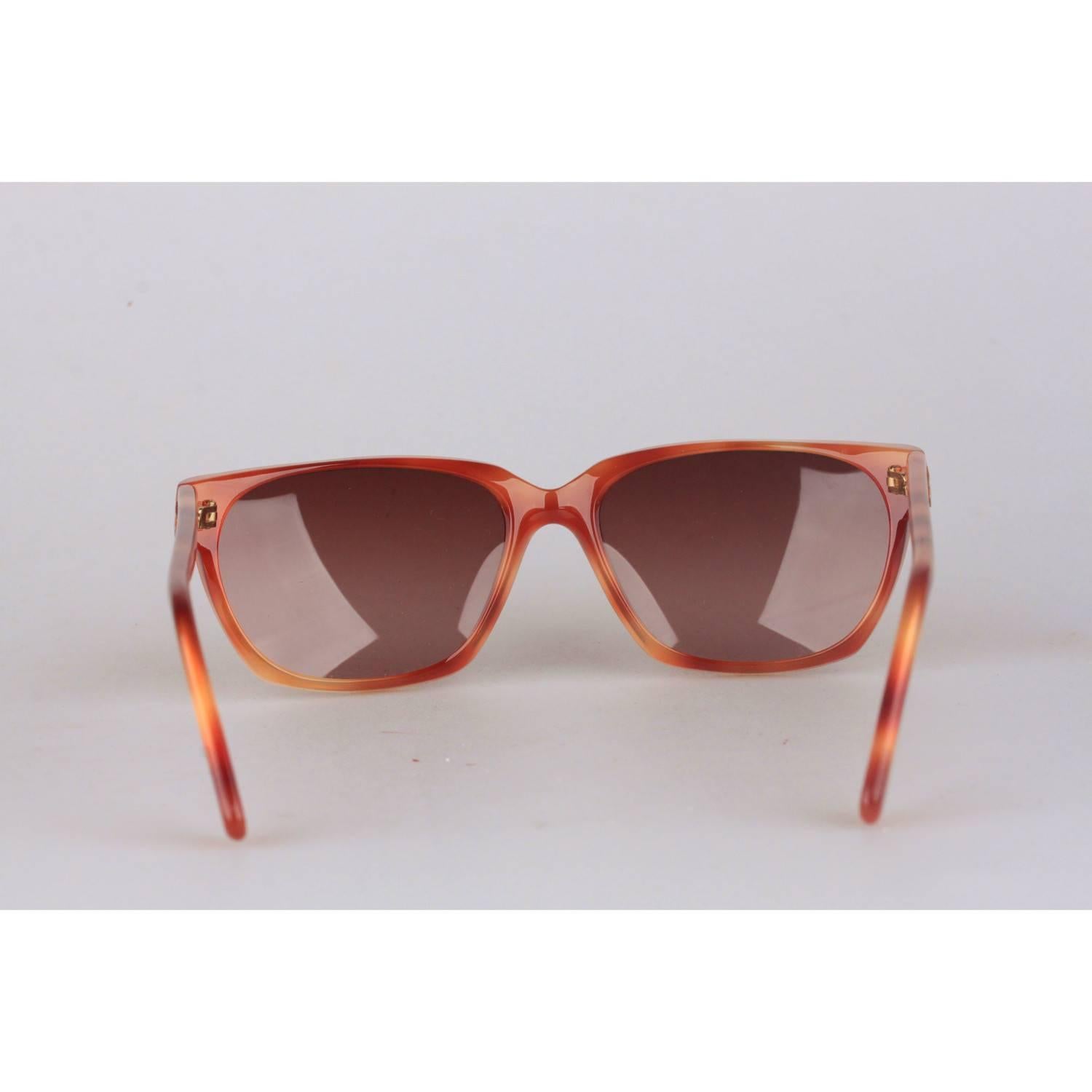 Brown YVES SAINT LAURENT Vintage Sunglasses Phocos 56-16mm New Old Stock