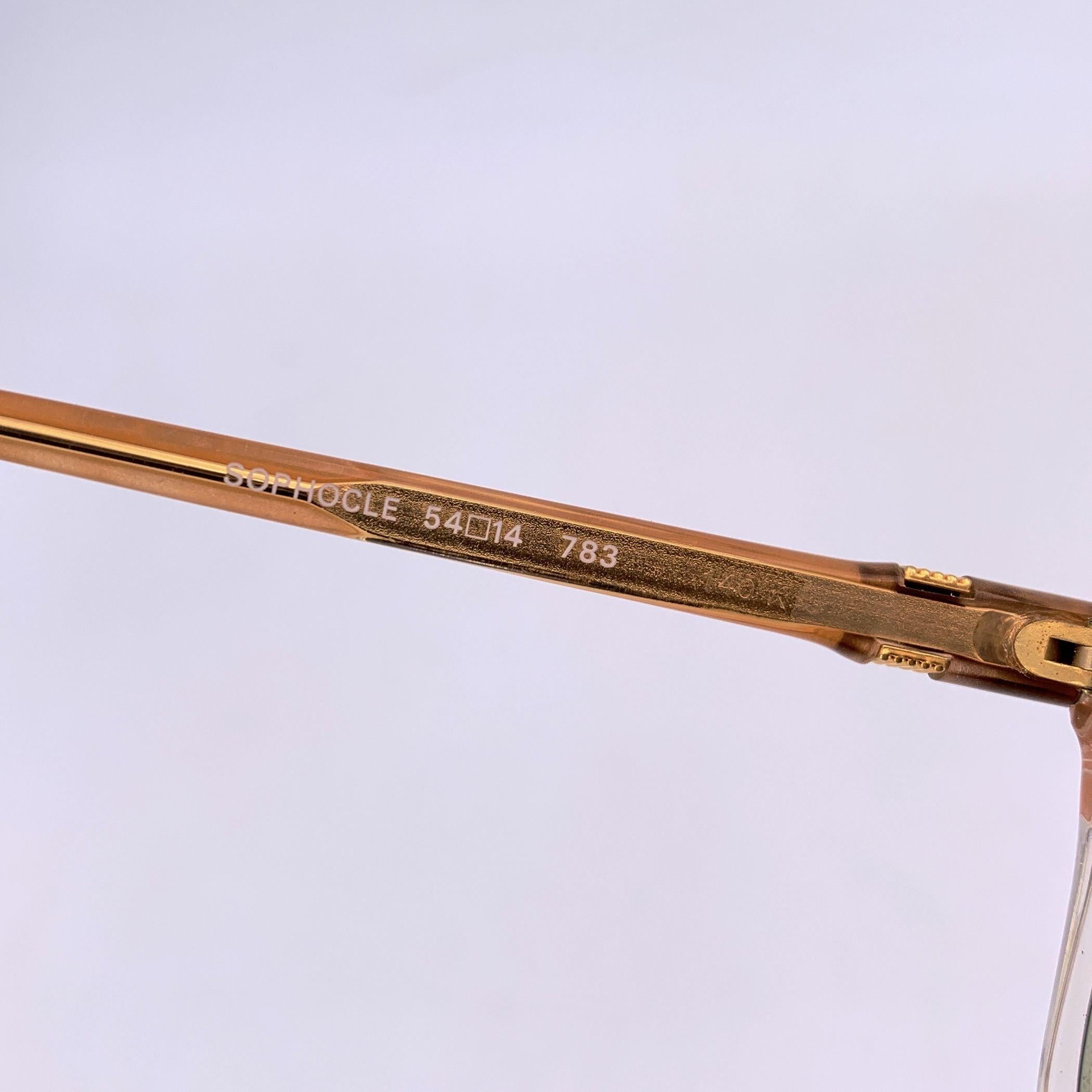 Gris Yves Saint Laurent Lunettes de soleil vintage SOPHOCLE 54/14 140mm en vente