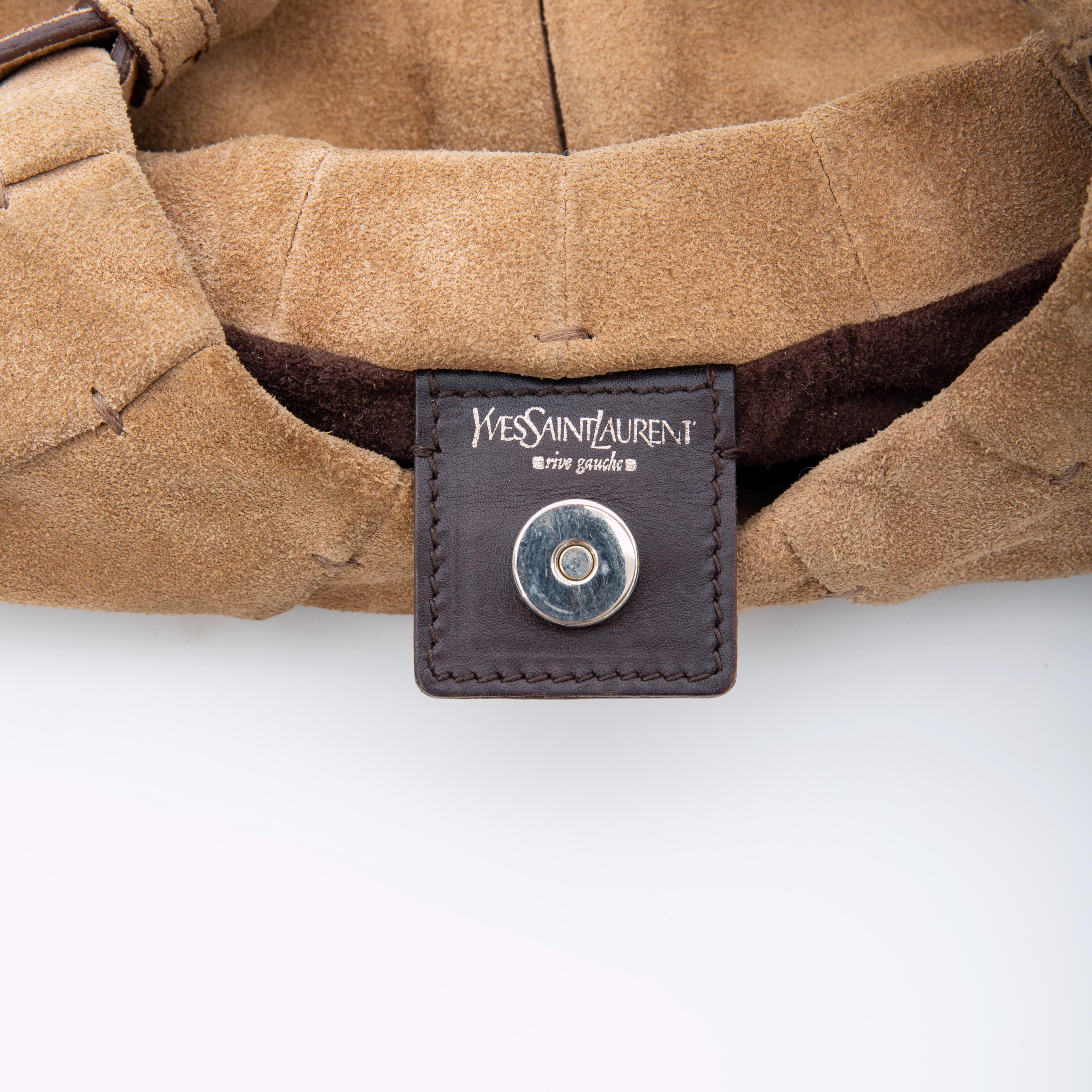 Yves Saint Laurent Vintage Tom Ford Hirschgeweih Wappen Crest Mombasa Mini Hobo 1