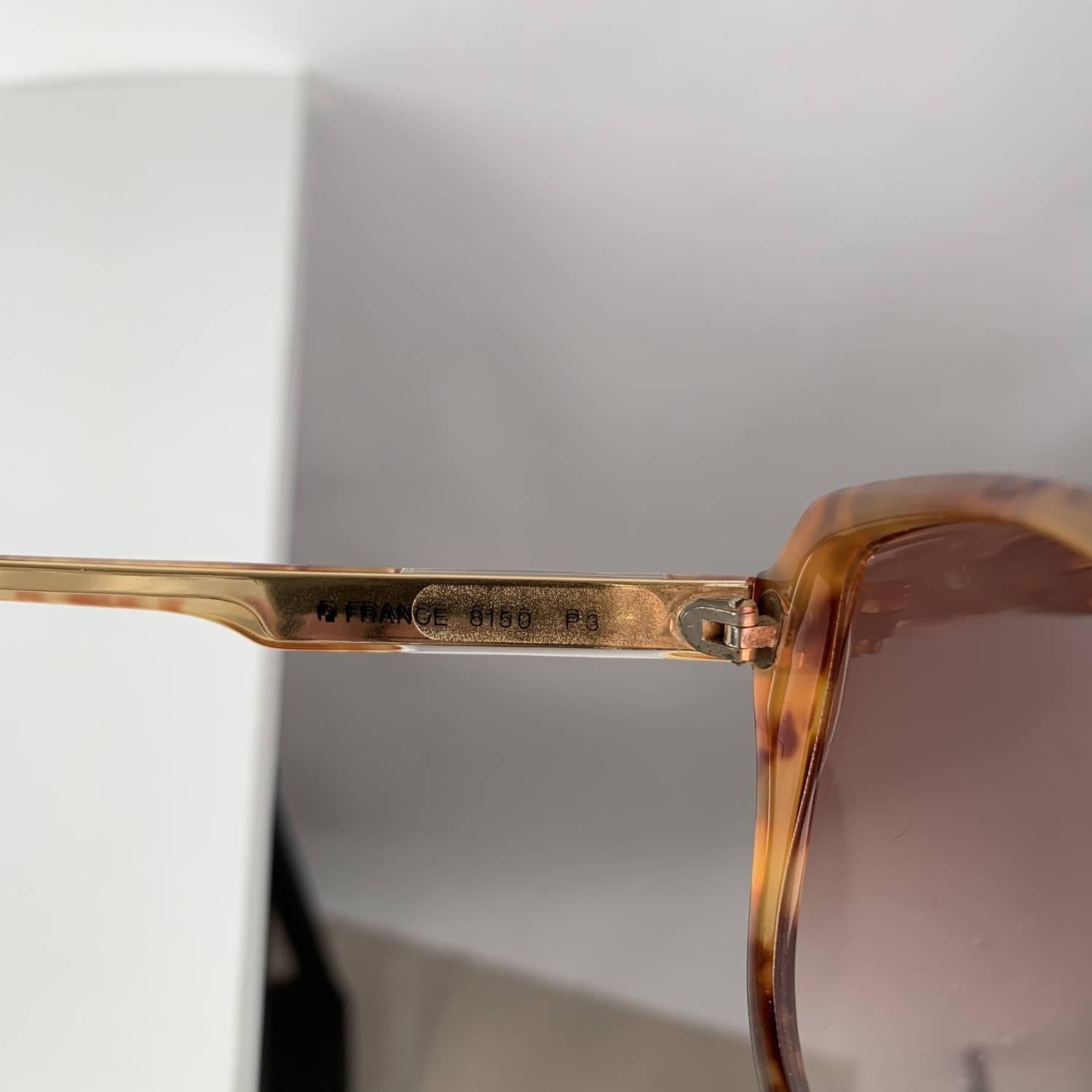 Yves Saint Laurent Vintage Tortoise Butterflies Sunglasses 8150 P 3 3