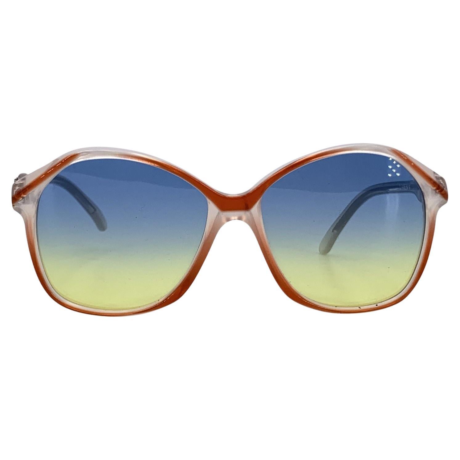 Yves Saint Laurent Vintage White Red Diane Sunglasses 54/16 140mm