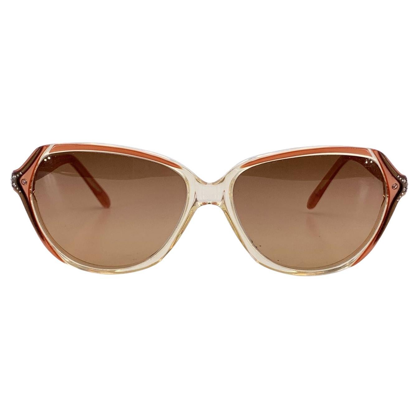 Yves Saint Laurent Vintage Yellow and Orange Sunglasses MENELAS 57/13 For Sale