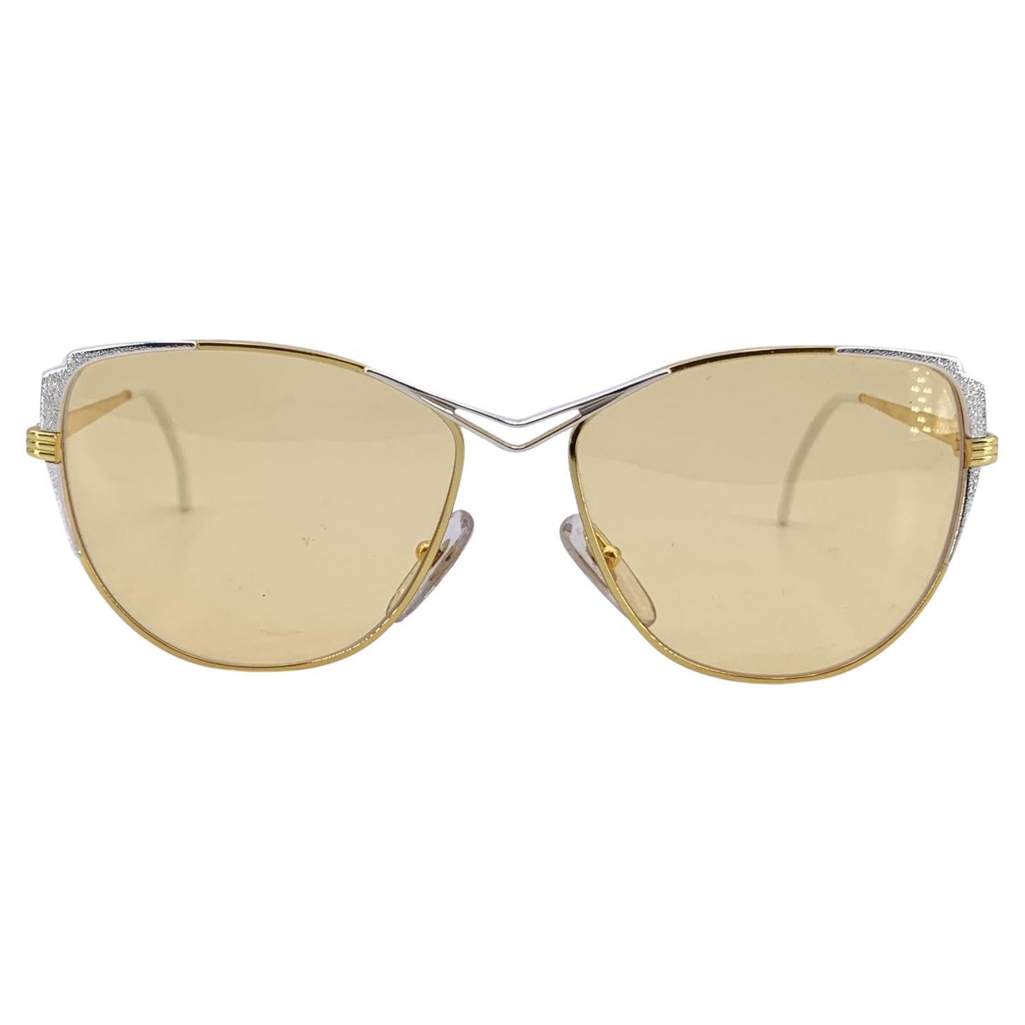 Yves Saint Laurent Vintage Yellow Sunglasses mod. TETHYS 54/15