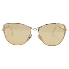 Yves Saint Laurent Vintage Yellow Sunglasses mod. TETHYS 54/15