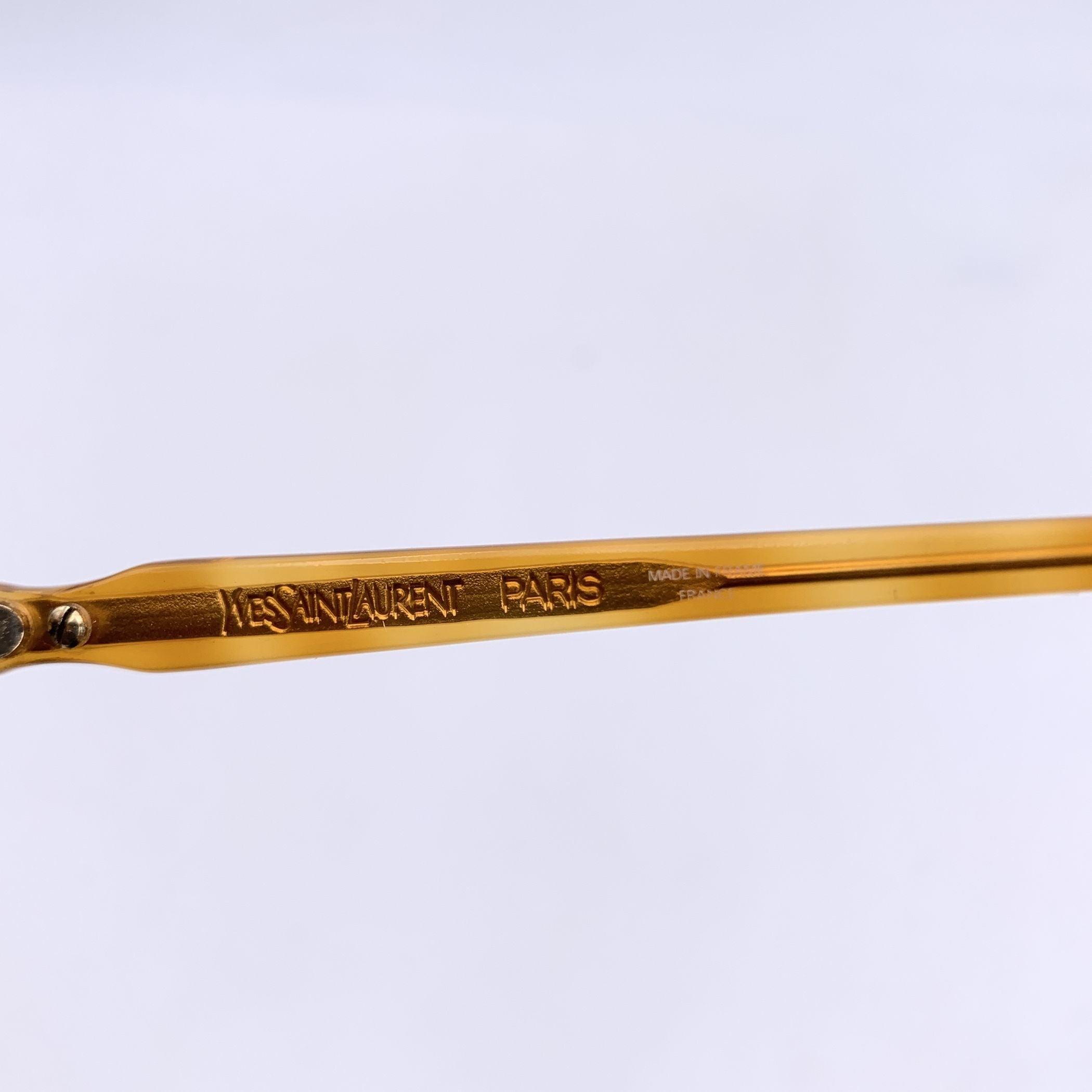 Yves Saint Laurent Vintage Yellow Sunglasses TIPHIS 56/15 1