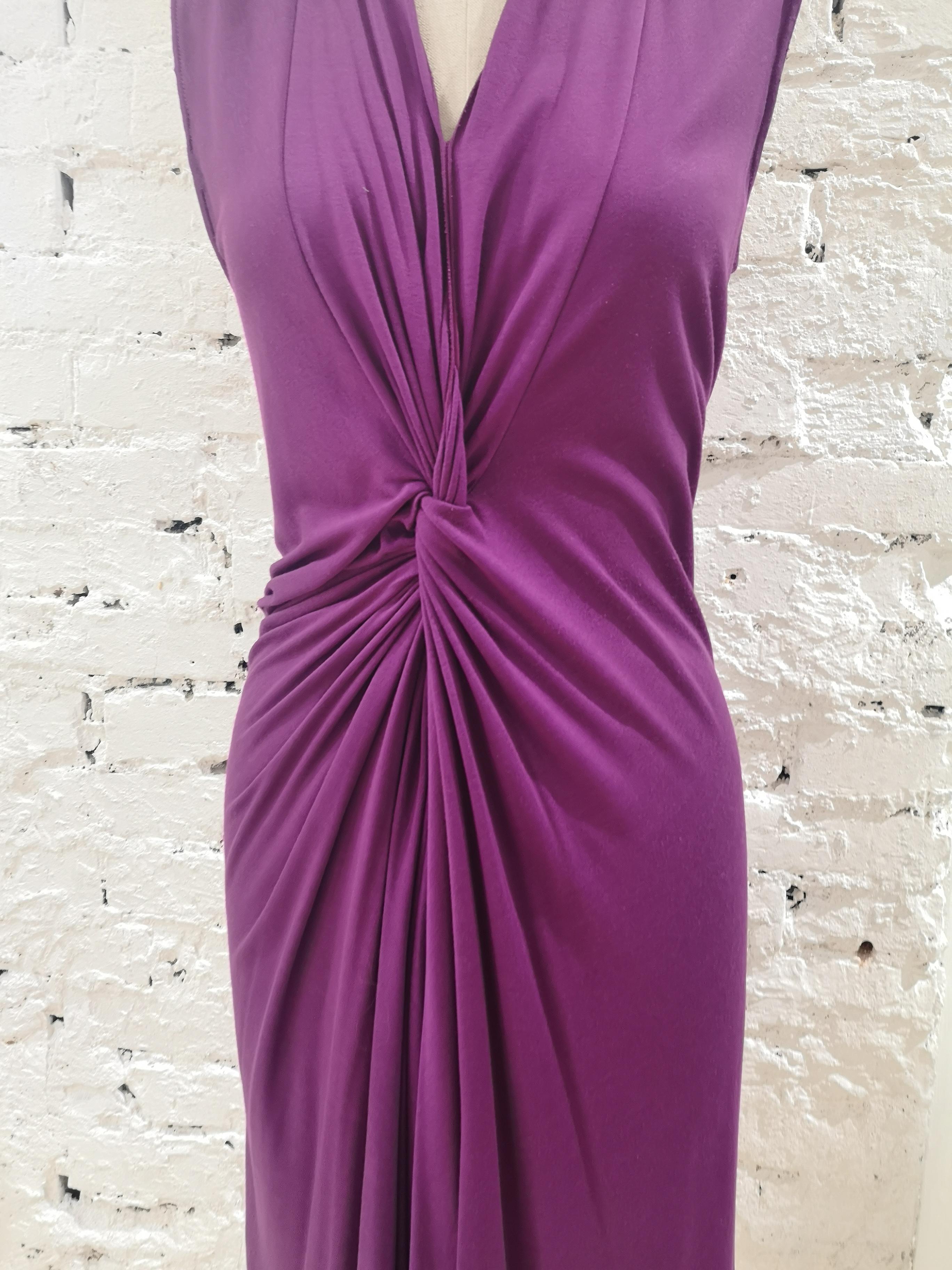 ysl purple dress