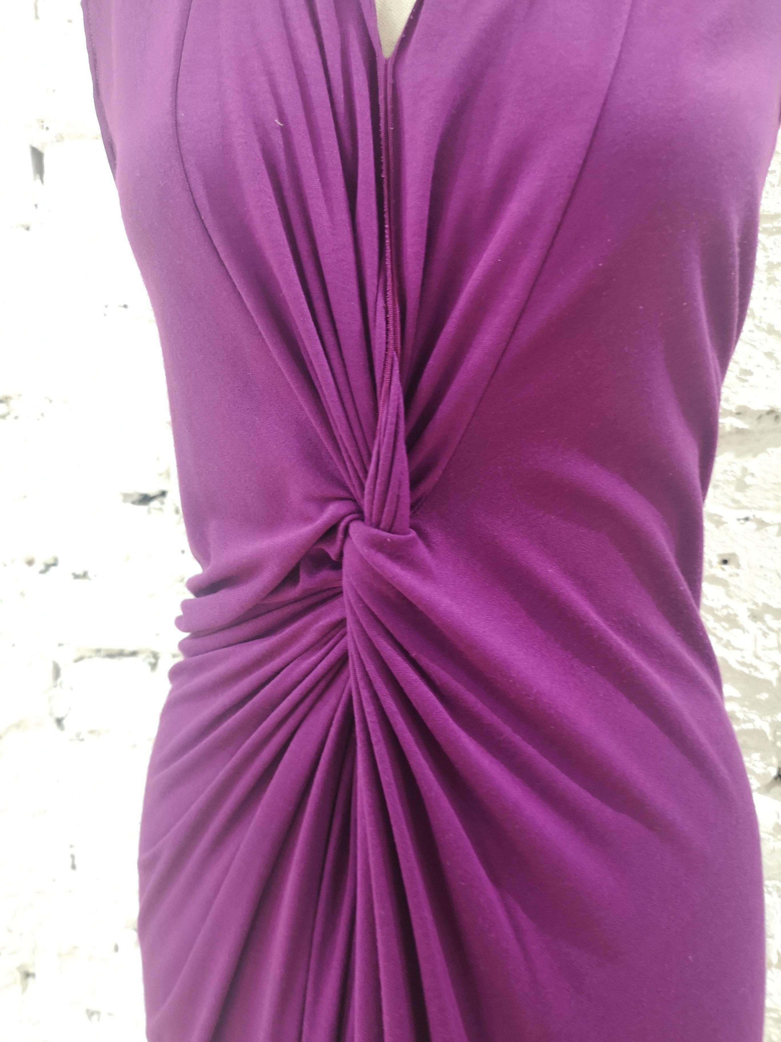 Purple Yves Saint Laurent viscose purple Dress