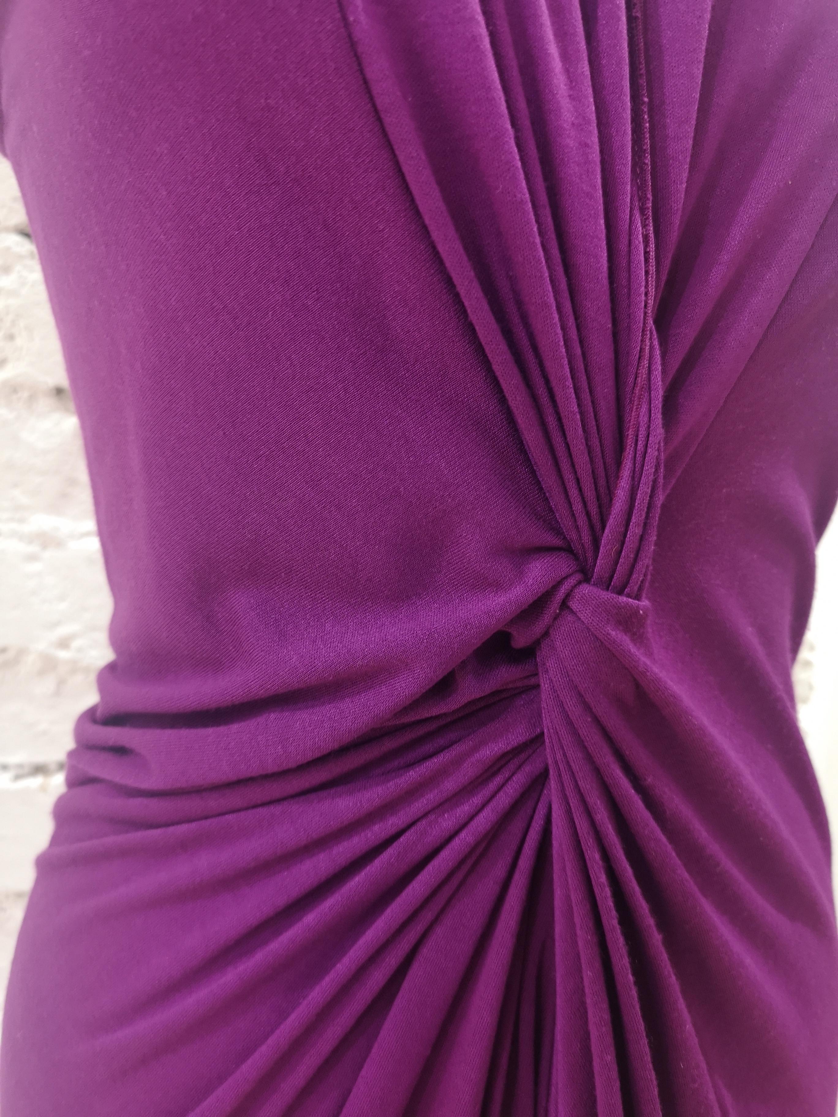 Women's Yves Saint Laurent viscose purple Dress