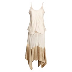 Yves Saint Laurent Abito in seta bianca