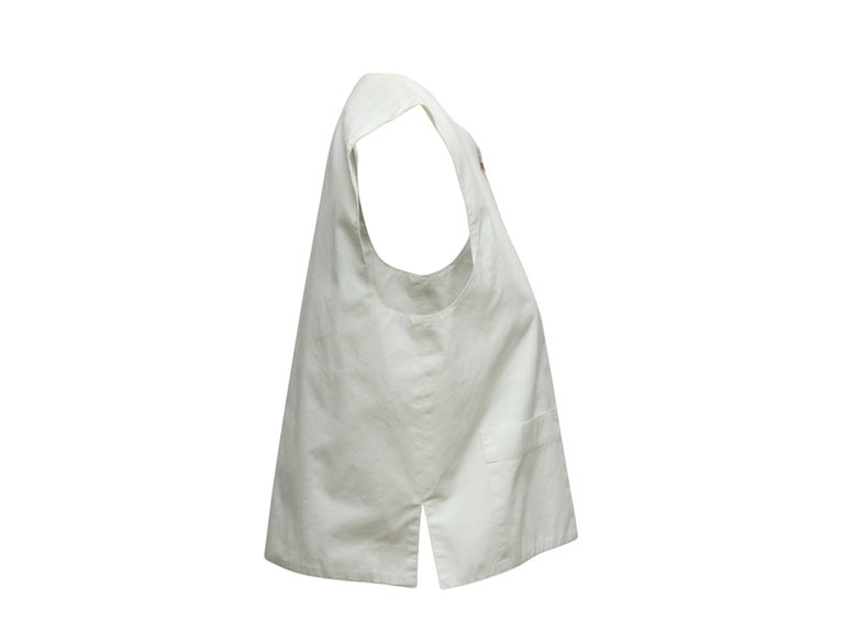 Saint Laurent White Sleeveless main image 1
